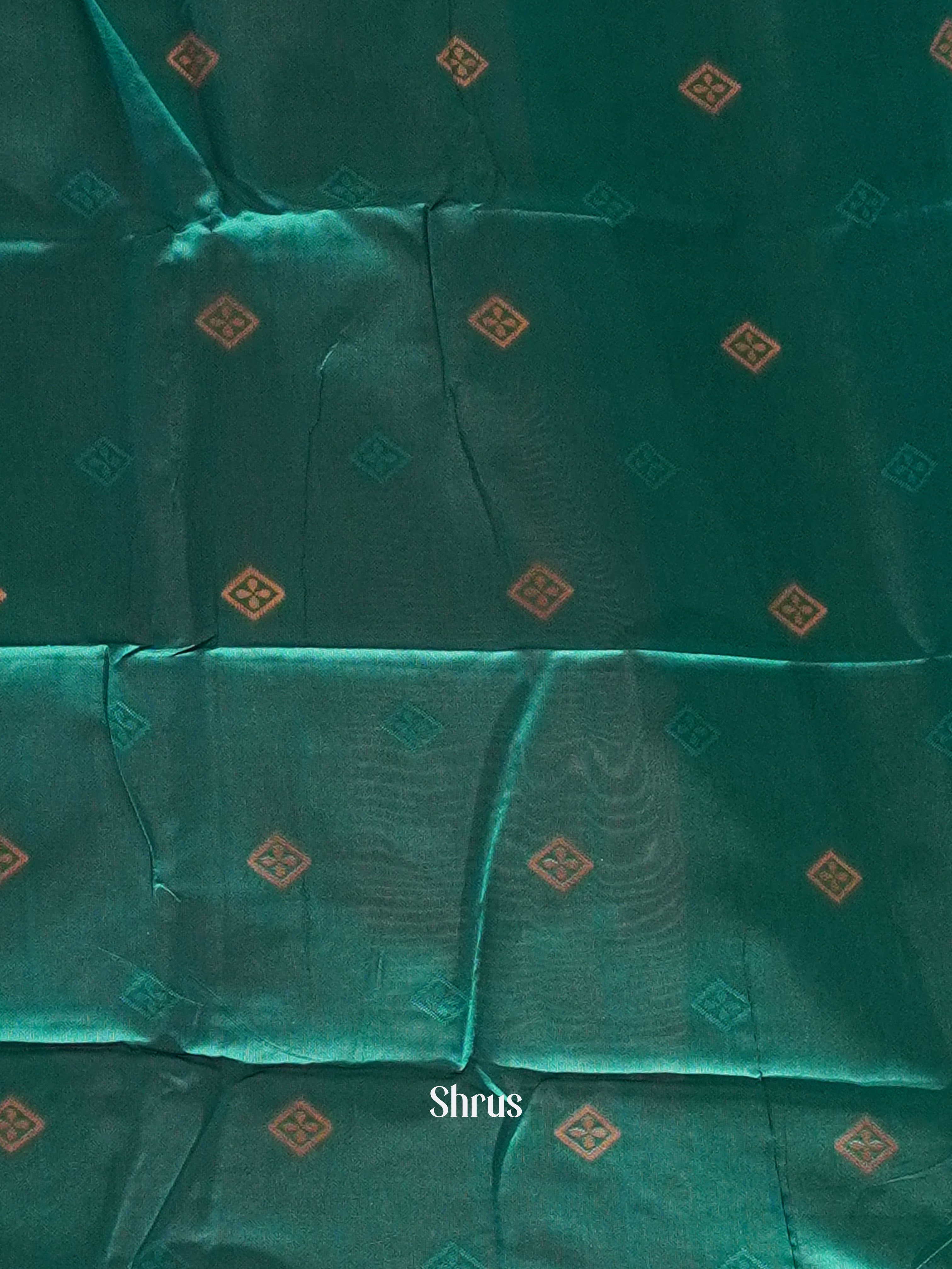 Pink & Green- Semi Soft Silk Saree - Shop on ShrusEternity.com