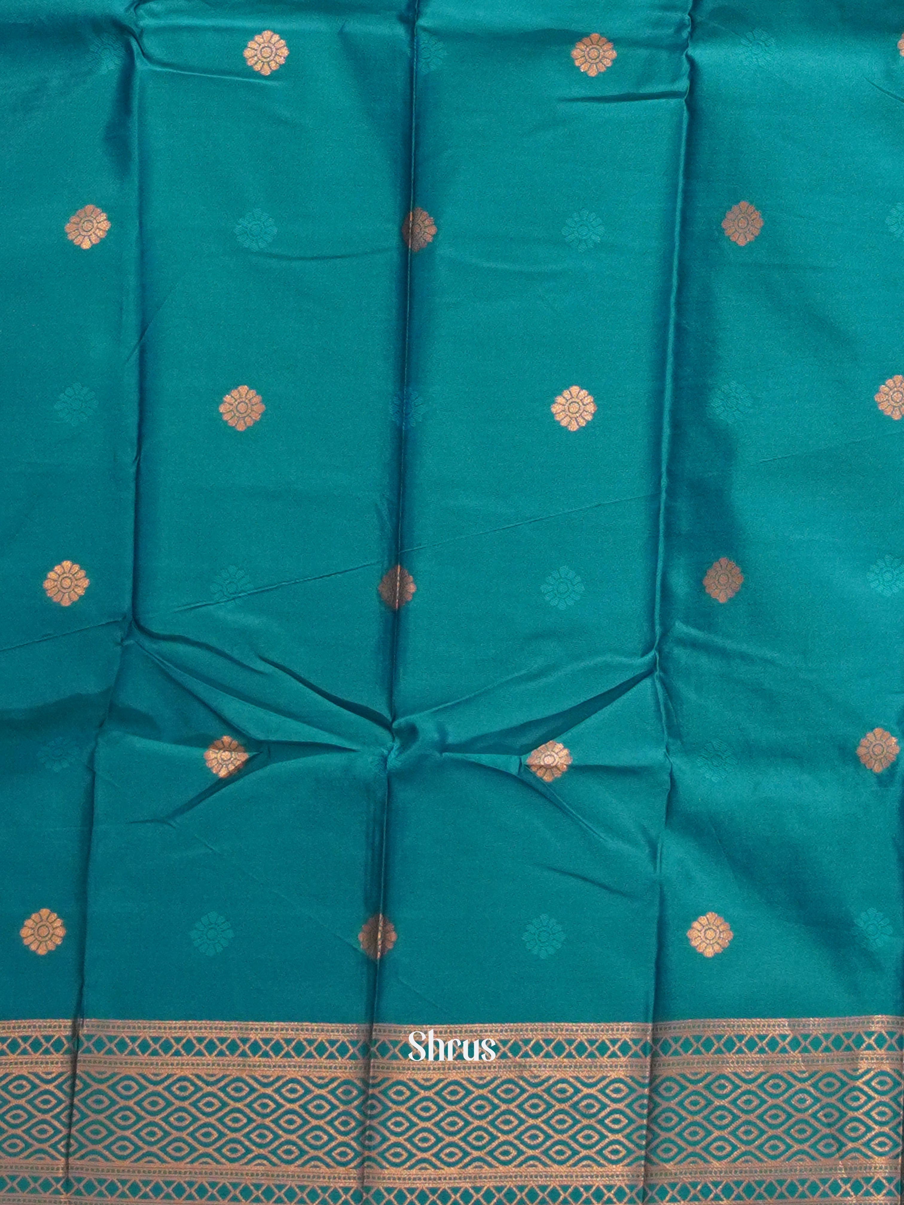 wine and blue- Semi Soft SIlk Saree - Shop on ShrusEternity.com