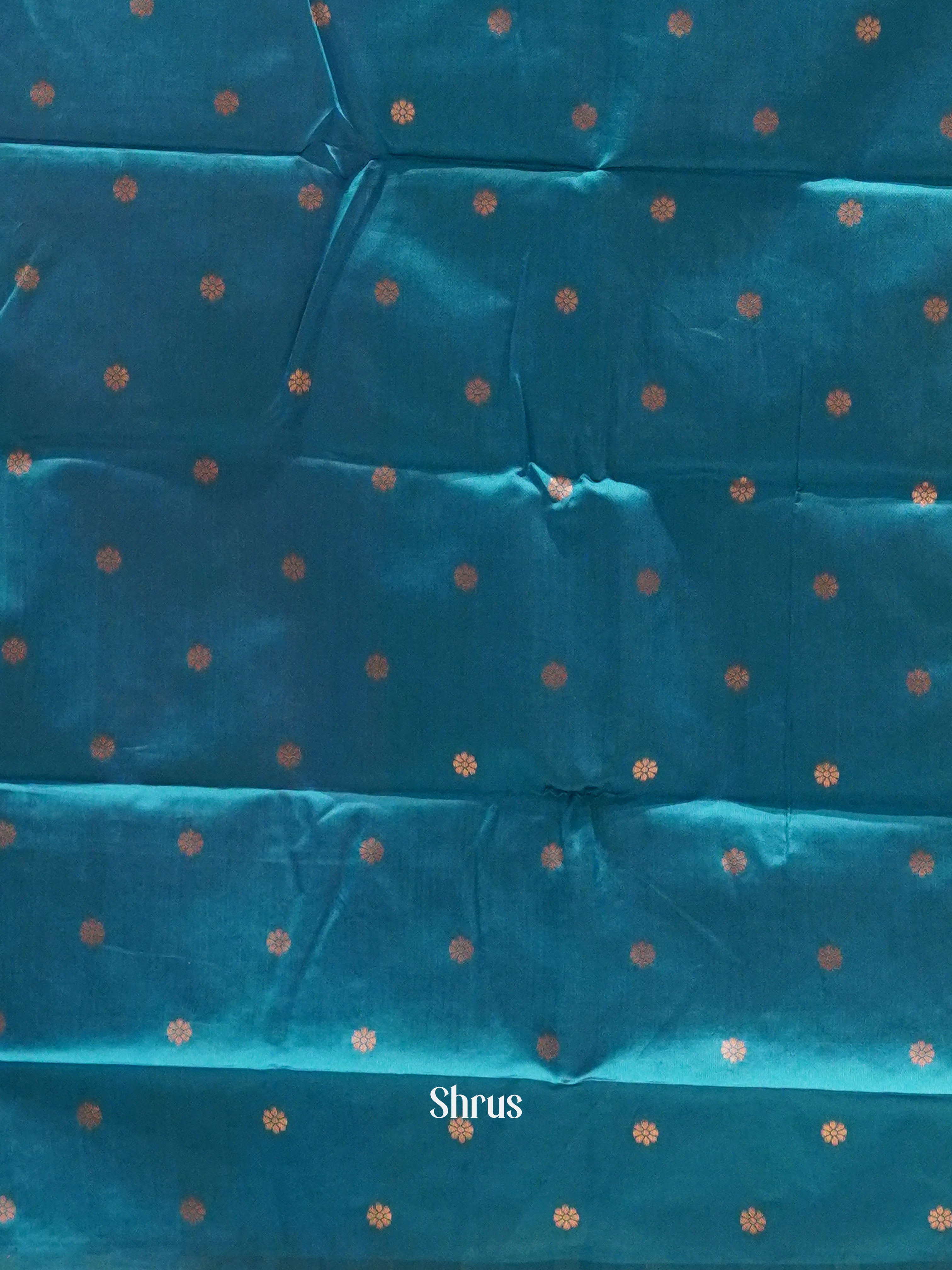 Pink and blue- Semi Soft Silk saree - Shop on ShrusEternity.com