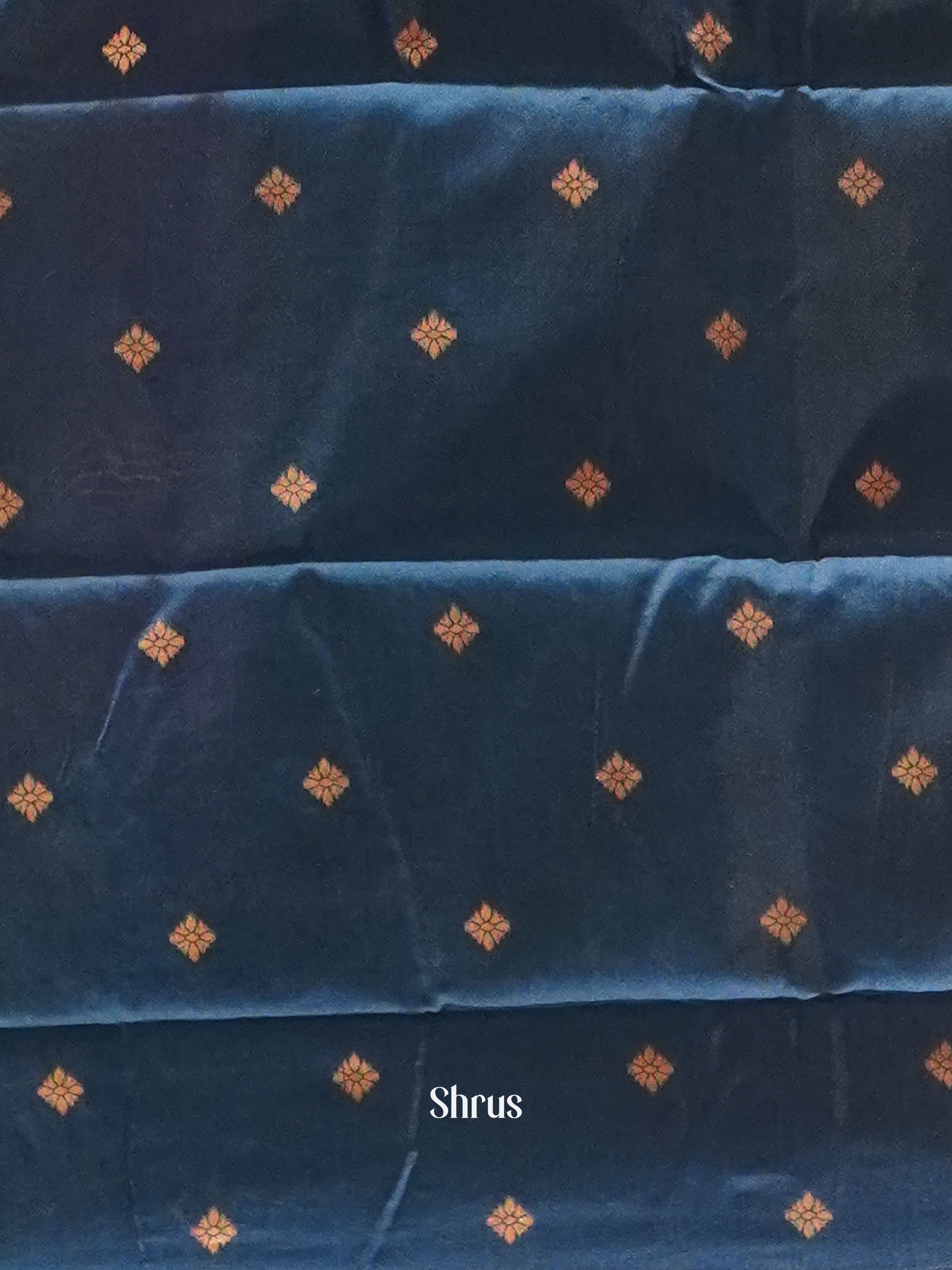 pink and blue- Semi Soft Silk saree - Shop on ShrusEternity.com