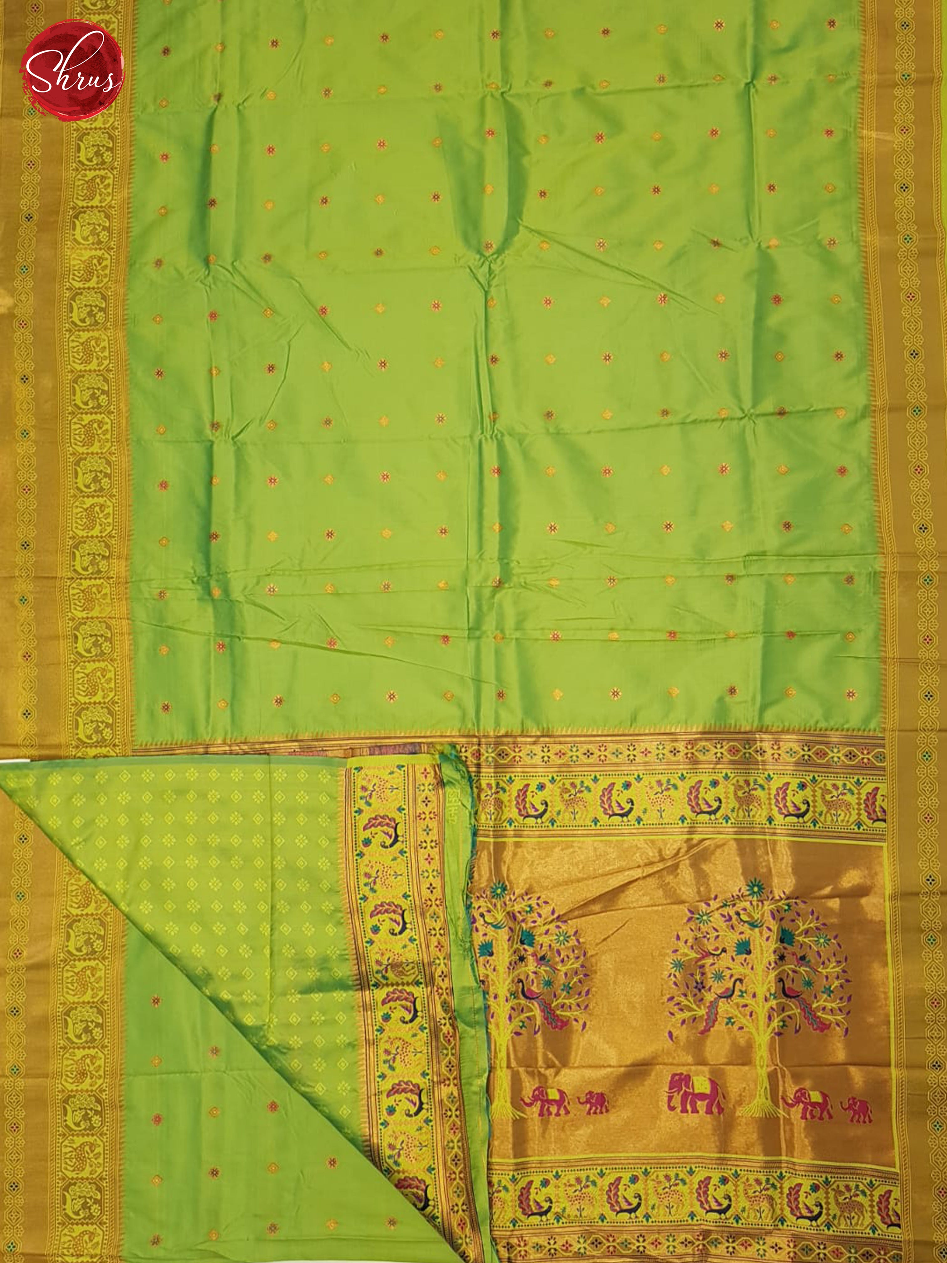 BJS20162 - Semi Kanchipuram Saree - Shop on ShrusEternity.com