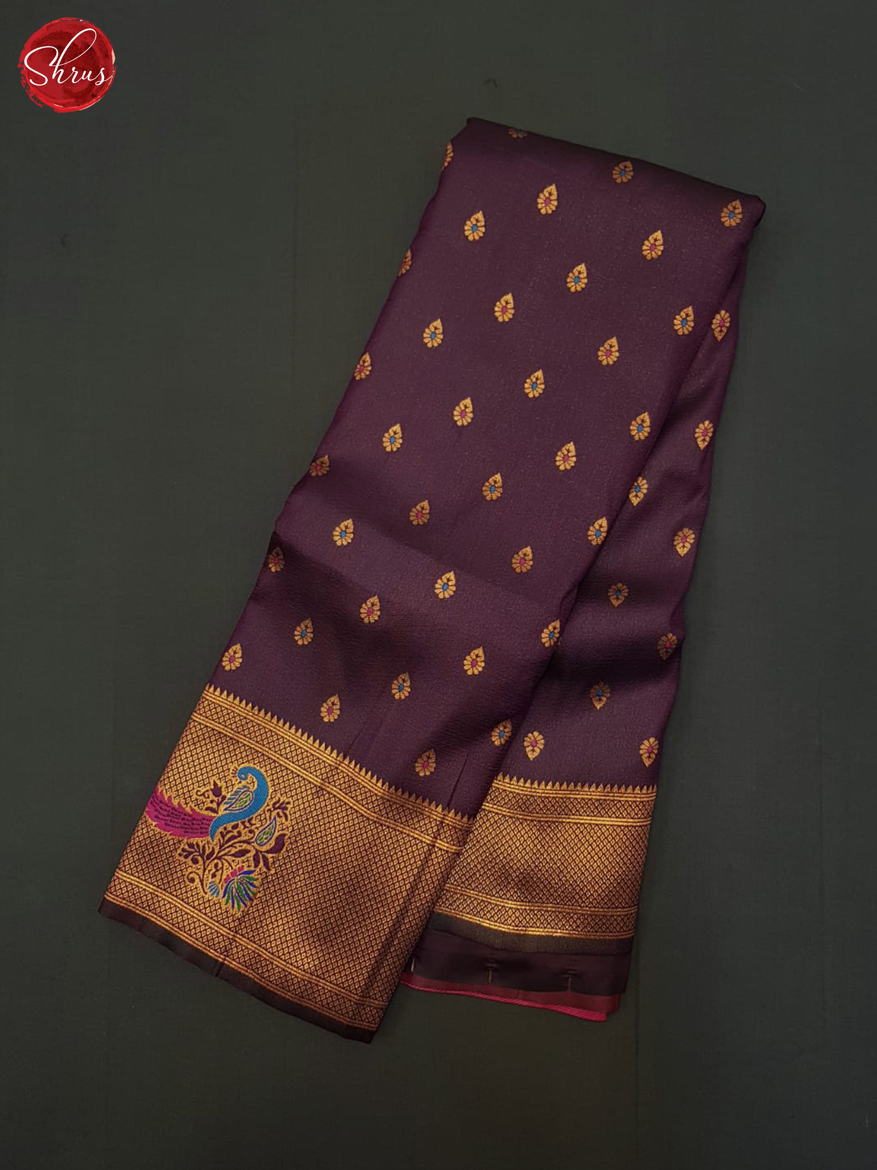 Deep WIne & PInk- Semi Paithani - Shop on ShrusEternity.com