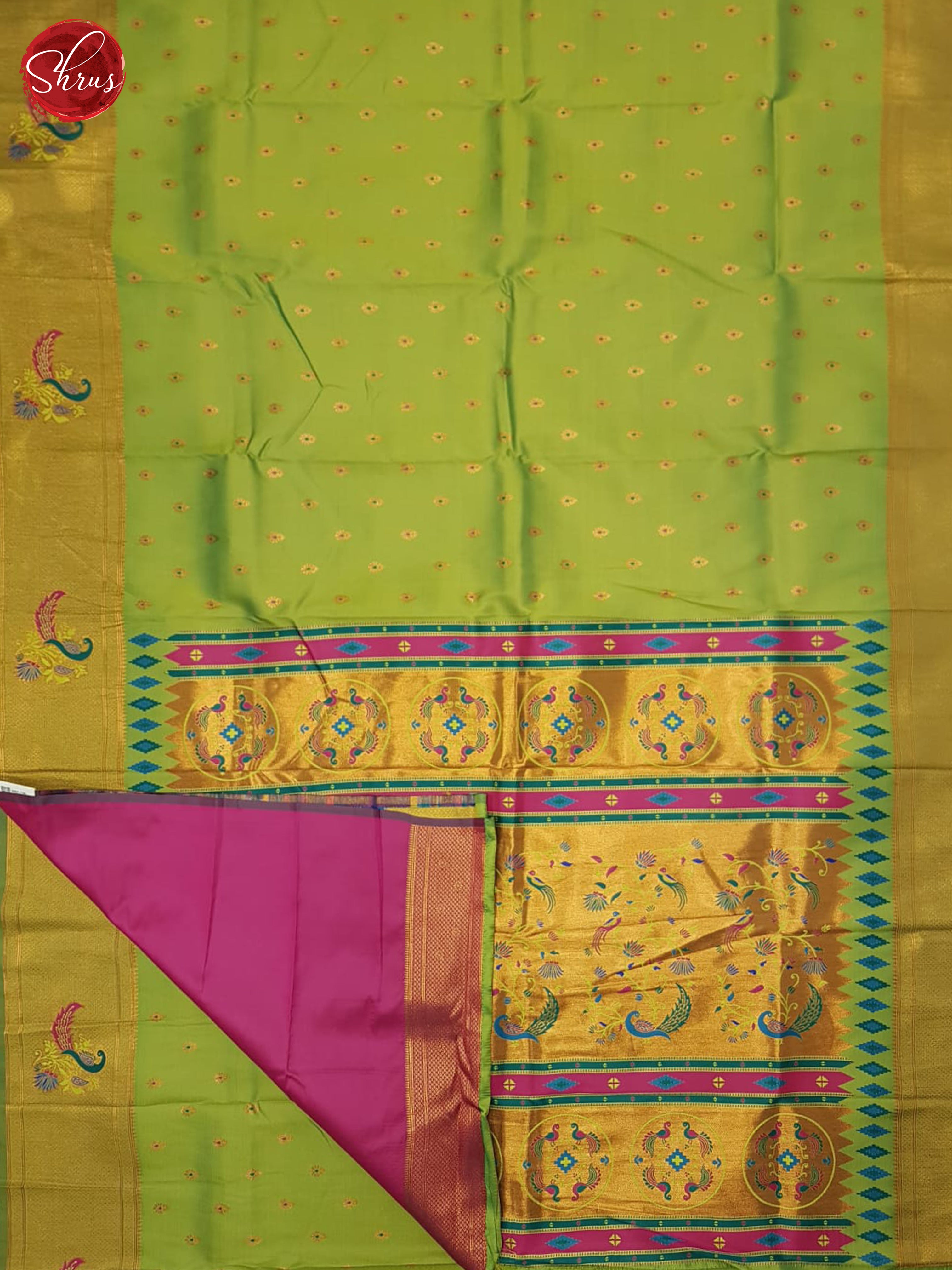 BJS20169 - Semi Kanchipuram Saree - Shop on ShrusEternity.com