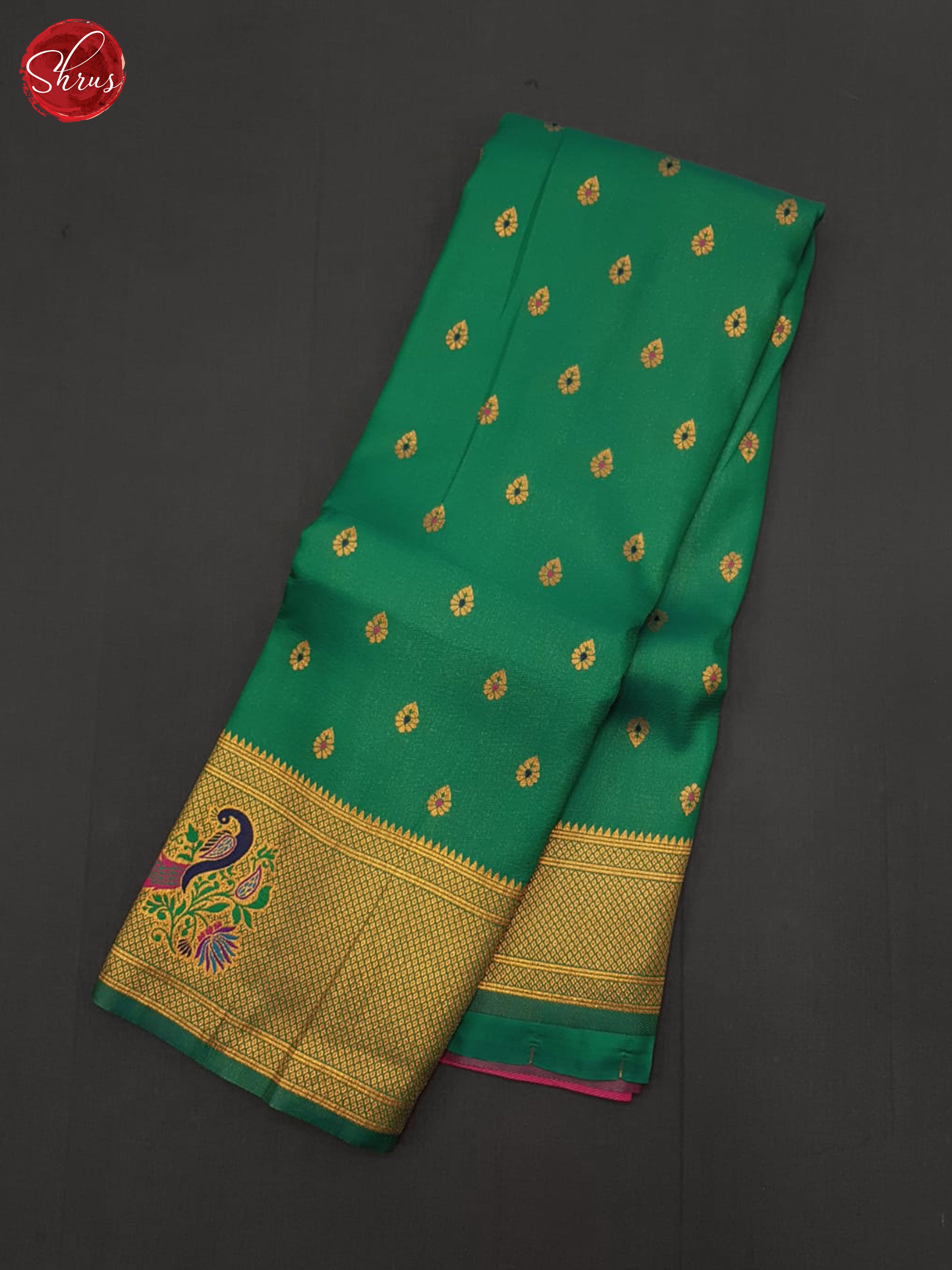 BJS20174 - Semi Kanchipuram Saree - Shop on ShrusEternity.com