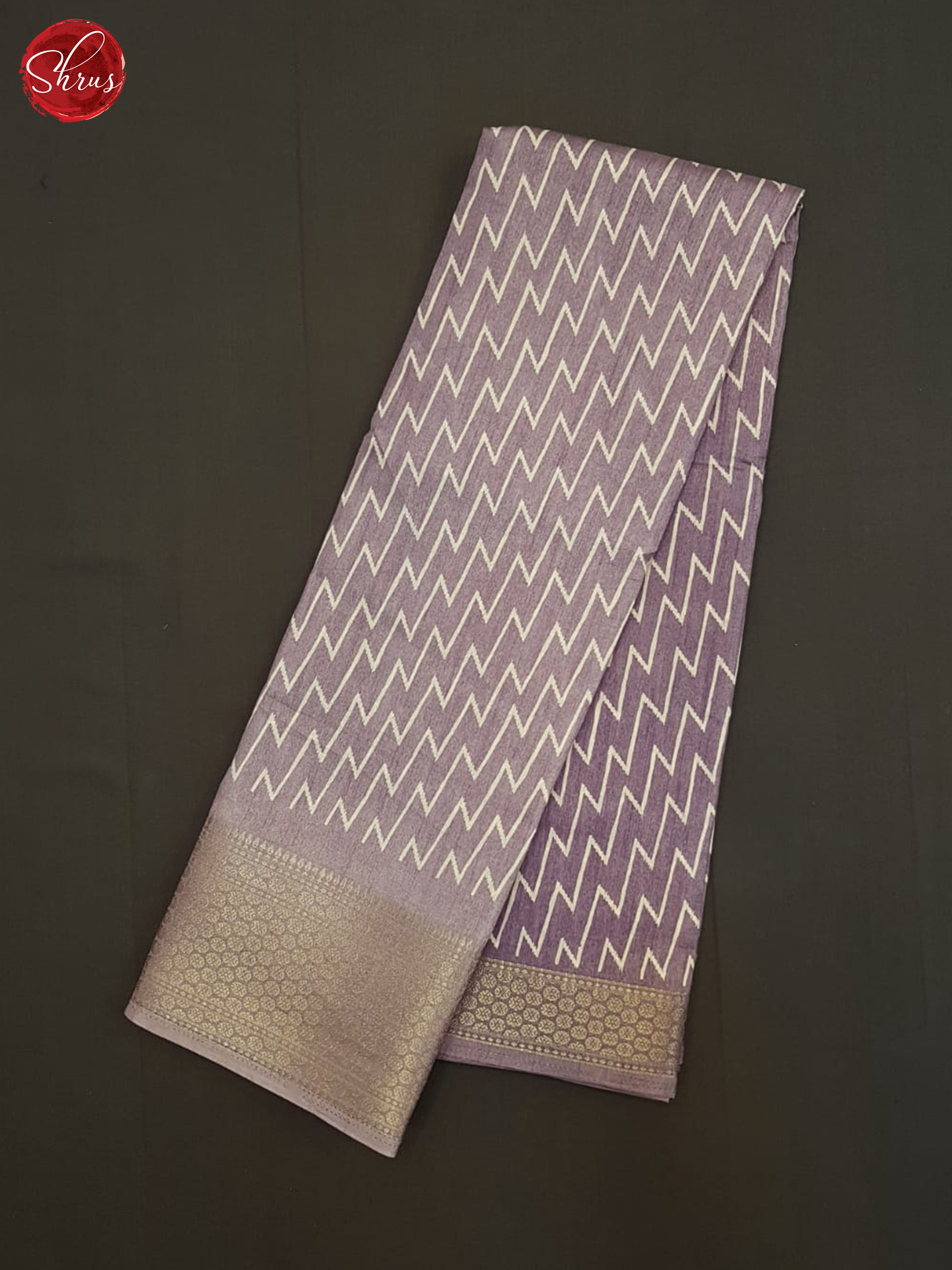Mild Lavender(single tone)-Semi Crepe Saree - Shop on ShrusEternity.com