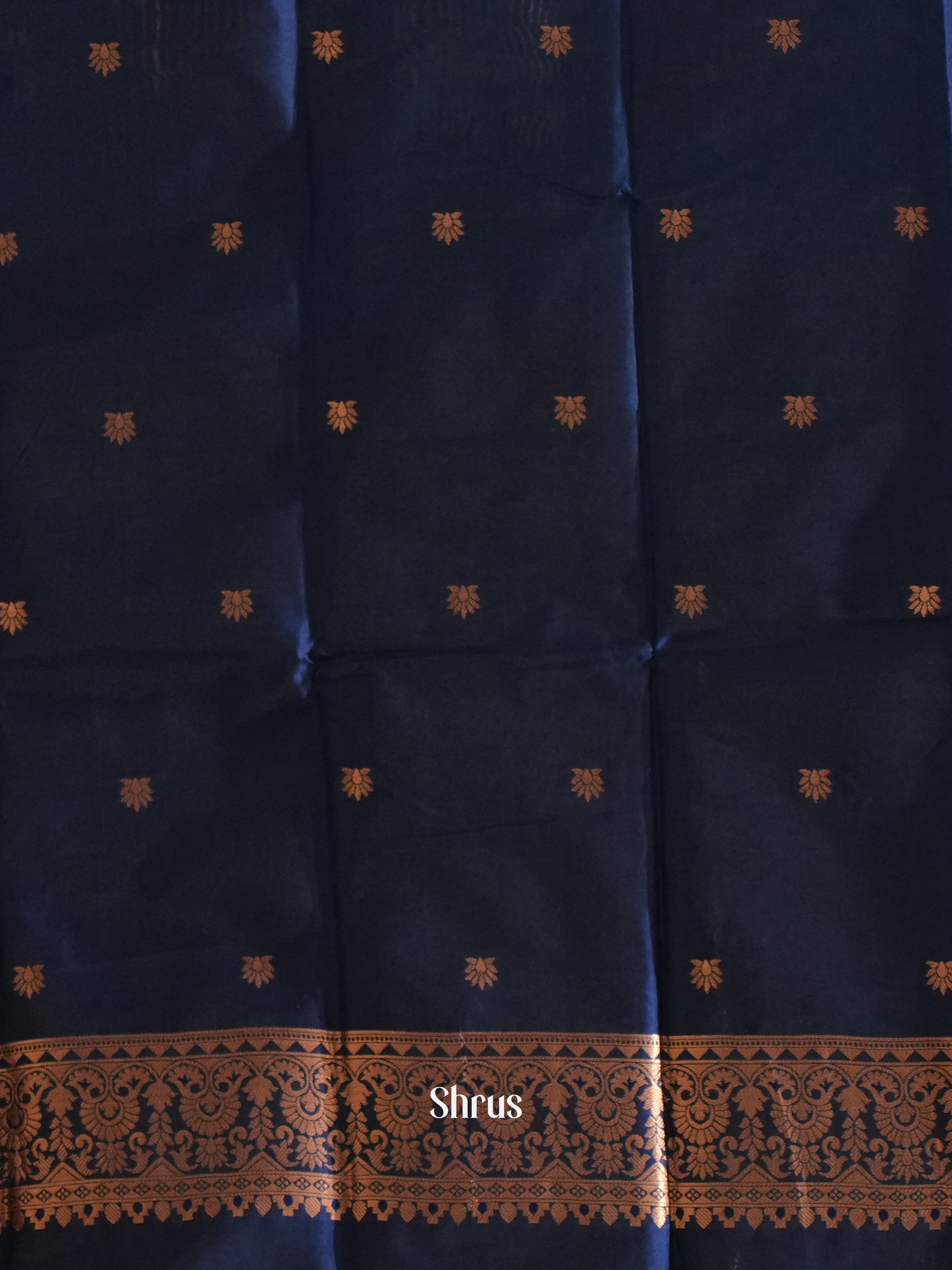 Peacock Green & Blue- Semi Softsilk Saree - Shop on ShrusEternity.com