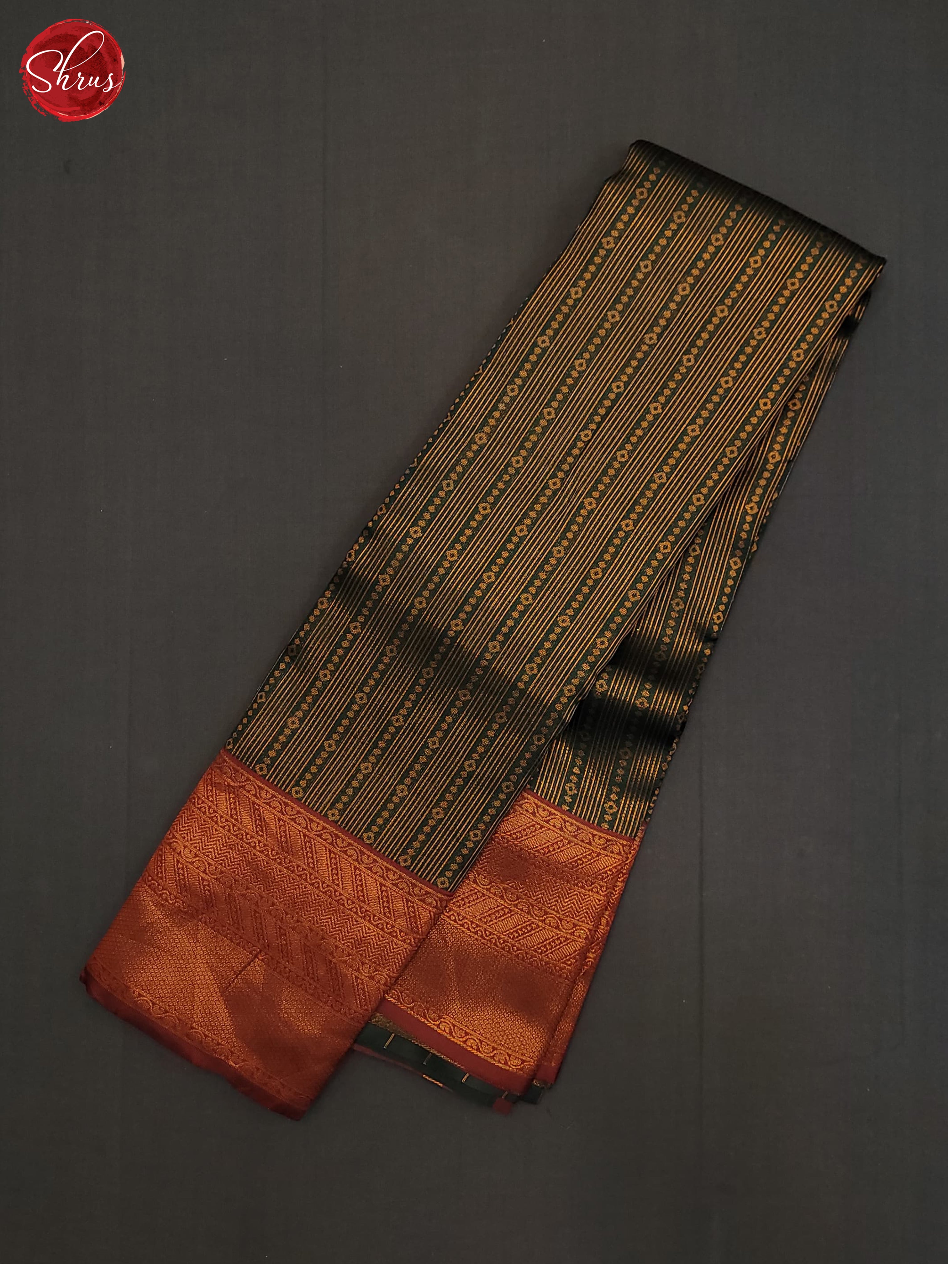 BJS22371 - Semi Kanchipuram Saree - Shop on ShrusEternity.com