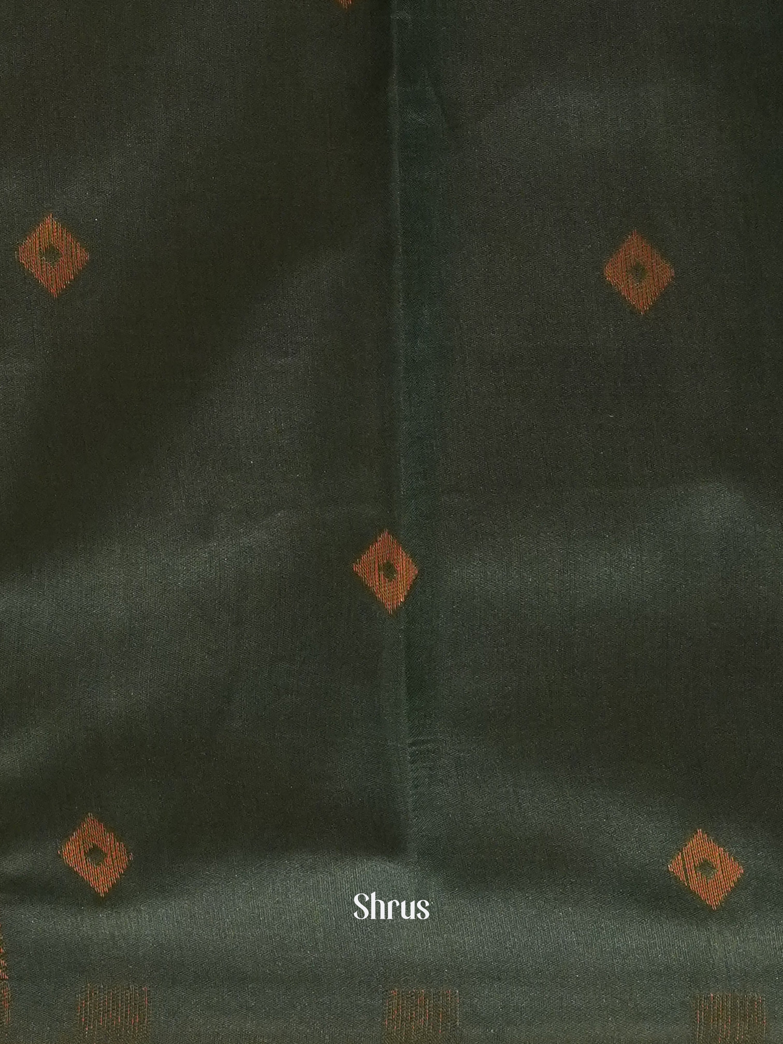 Majenta pink and green -. semi kanchipuram Saree - Shop on ShrusEternity.com