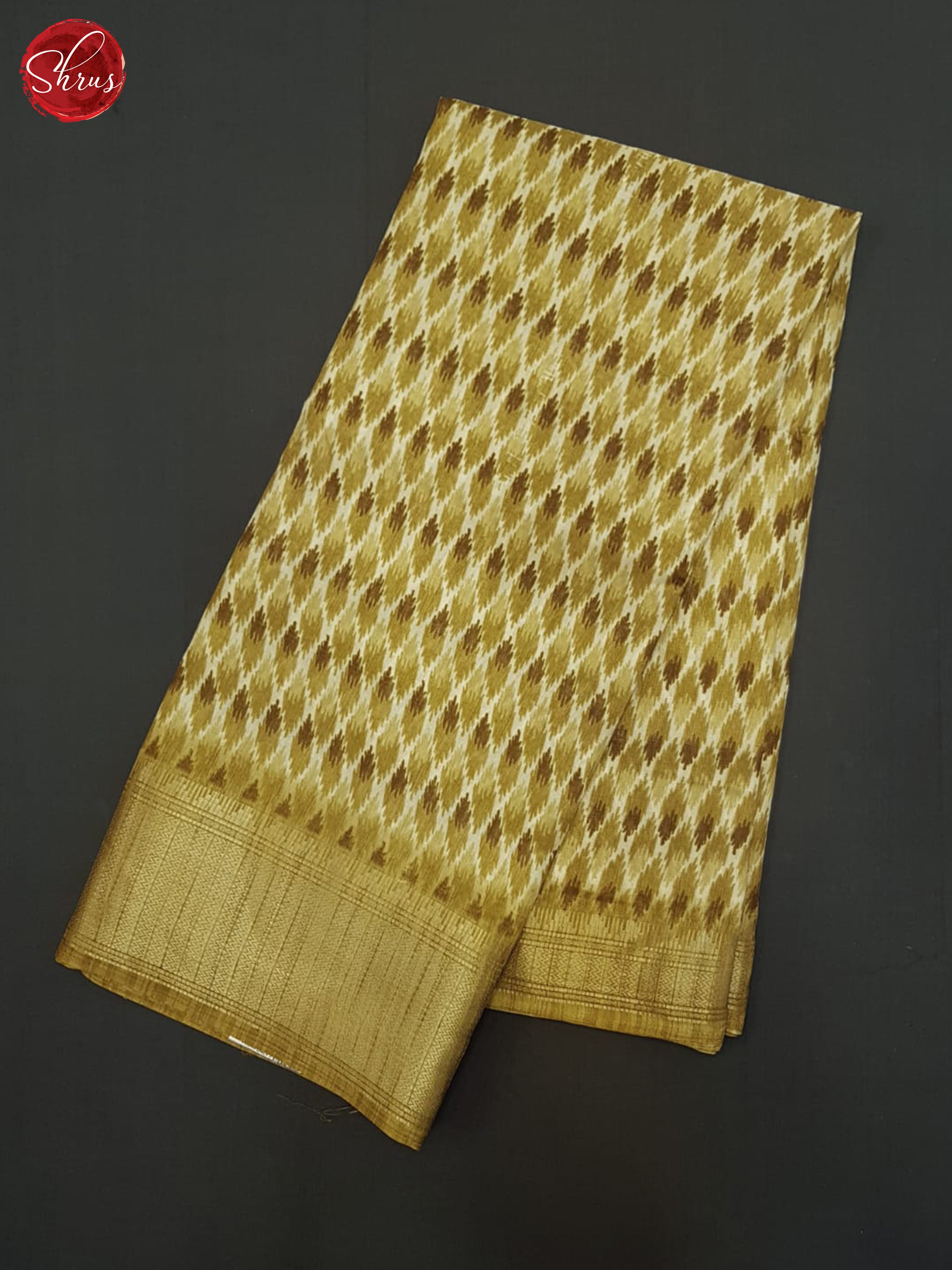 Mustard(Single Tone) - Semi Crepe Saree - Shop on ShrusEternity.com