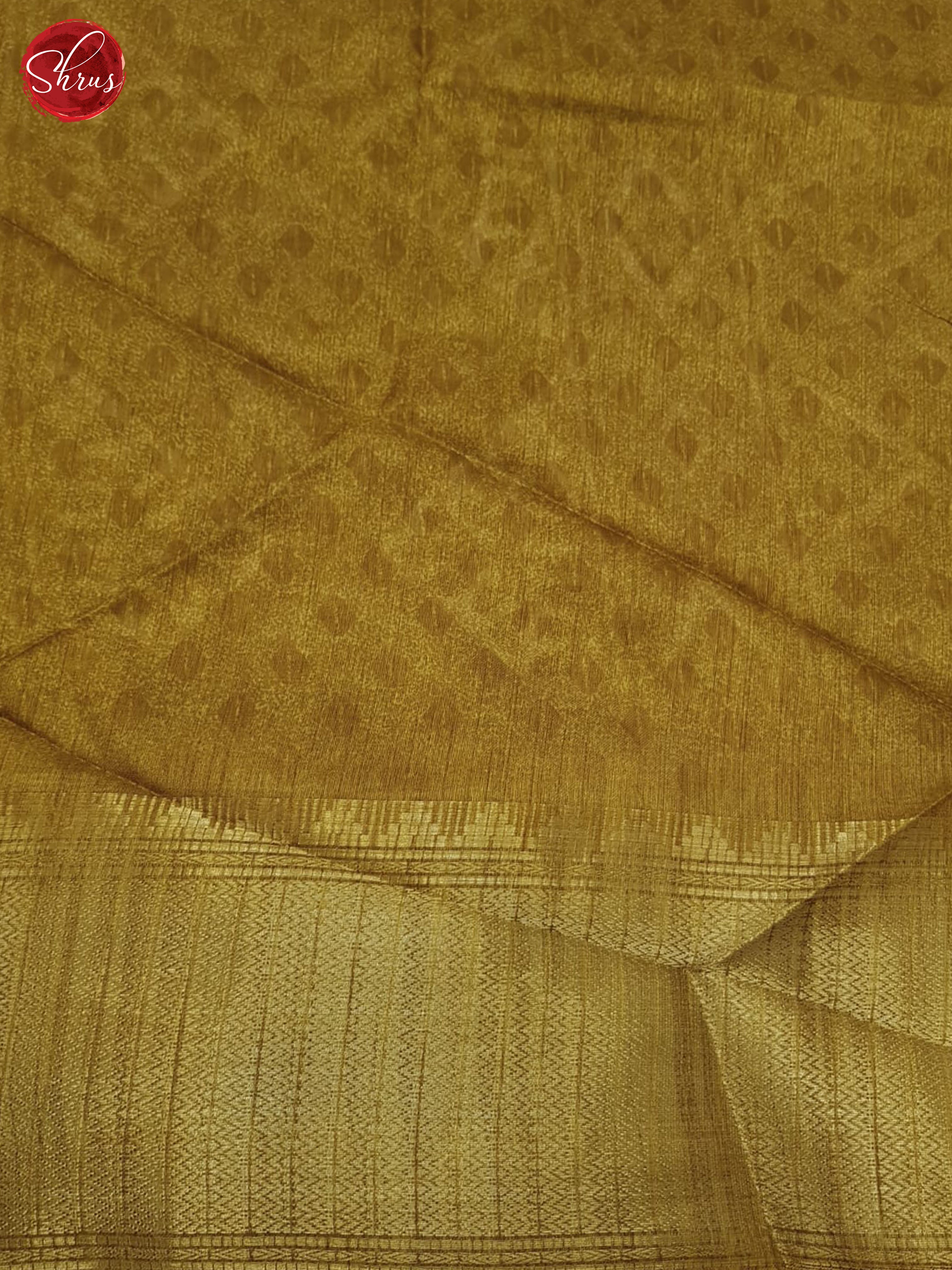 Mustard(Single Tone) - Semi Crepe Saree - Shop on ShrusEternity.com