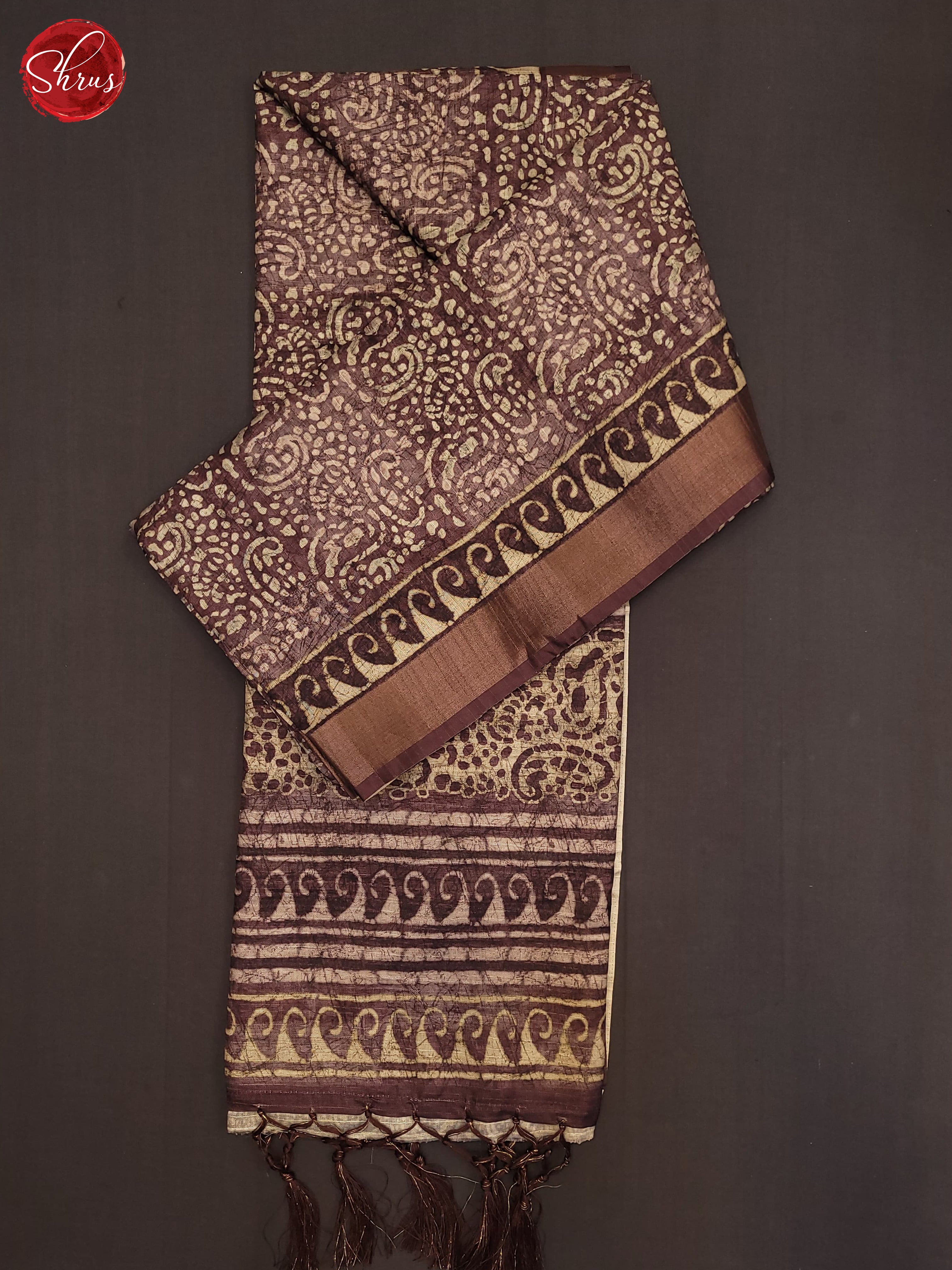 Onion Pink(Single Tone)- Semi Tussar Saree - Shop on ShrusEternity.com