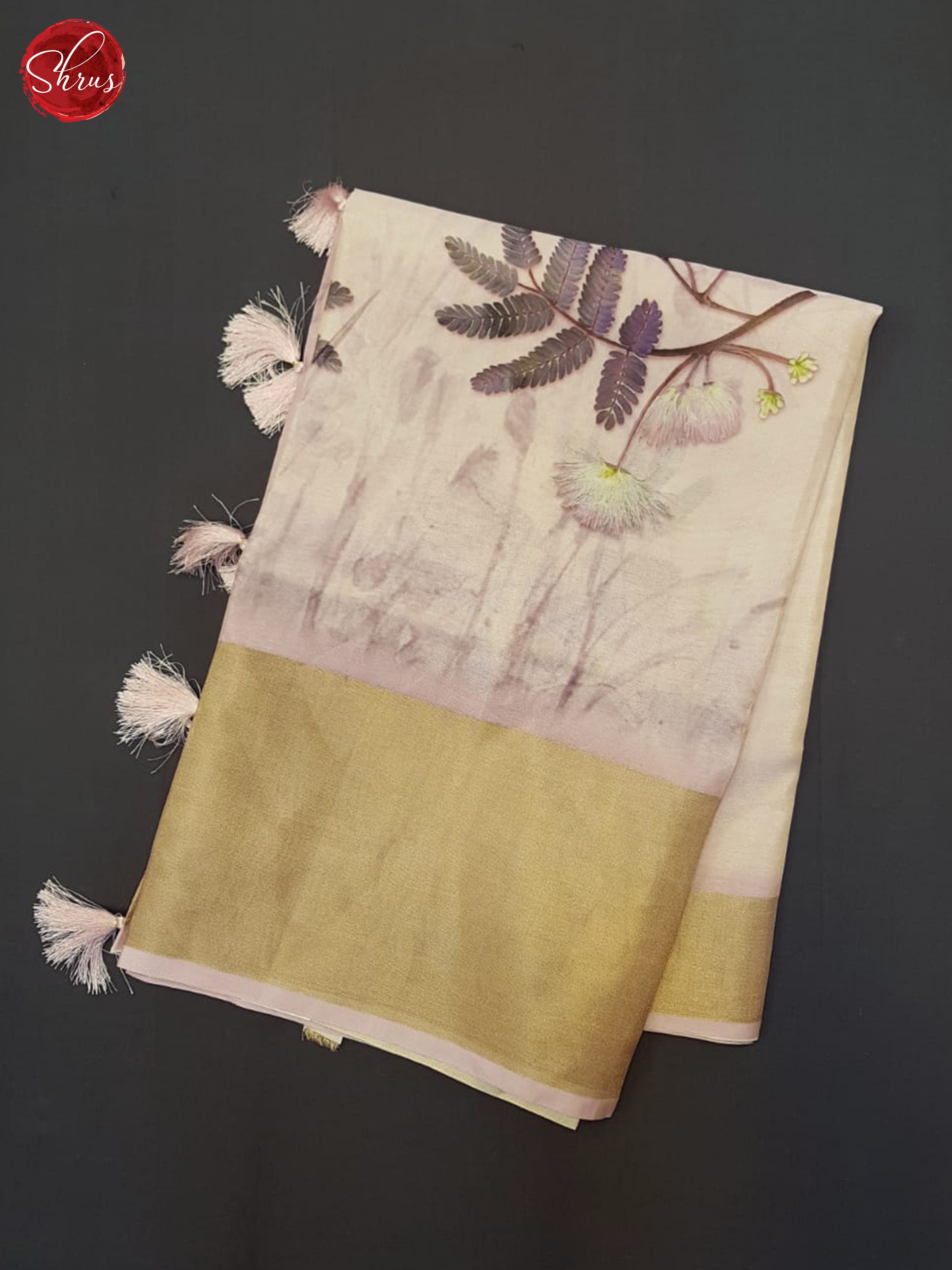 Lotus Pink(Single Tone) - Semi Tissue Saree - Shop on ShrusEternity.com