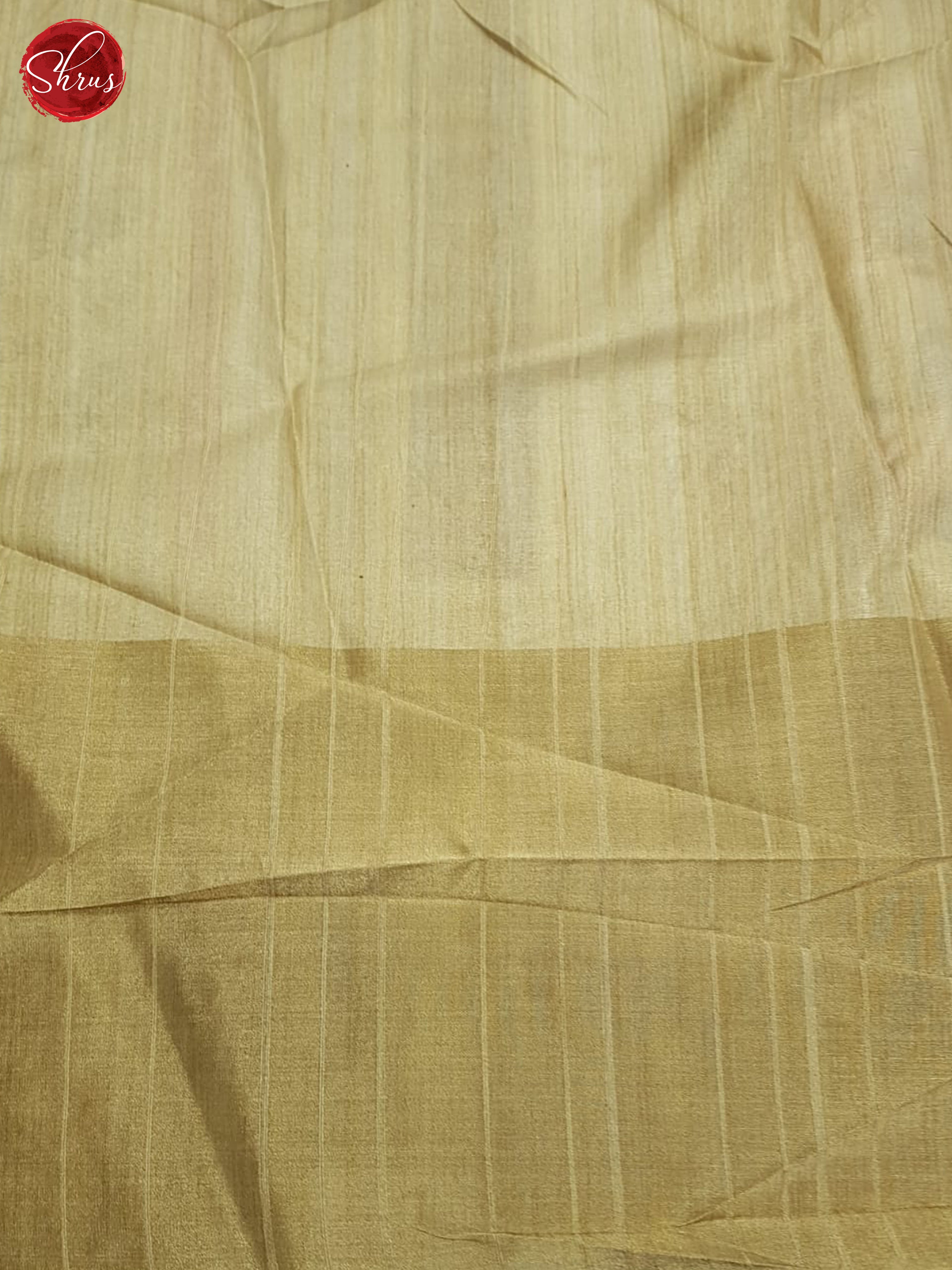Grey And Beige-Semi Tussar Saree - Shop on ShrusEternity.com