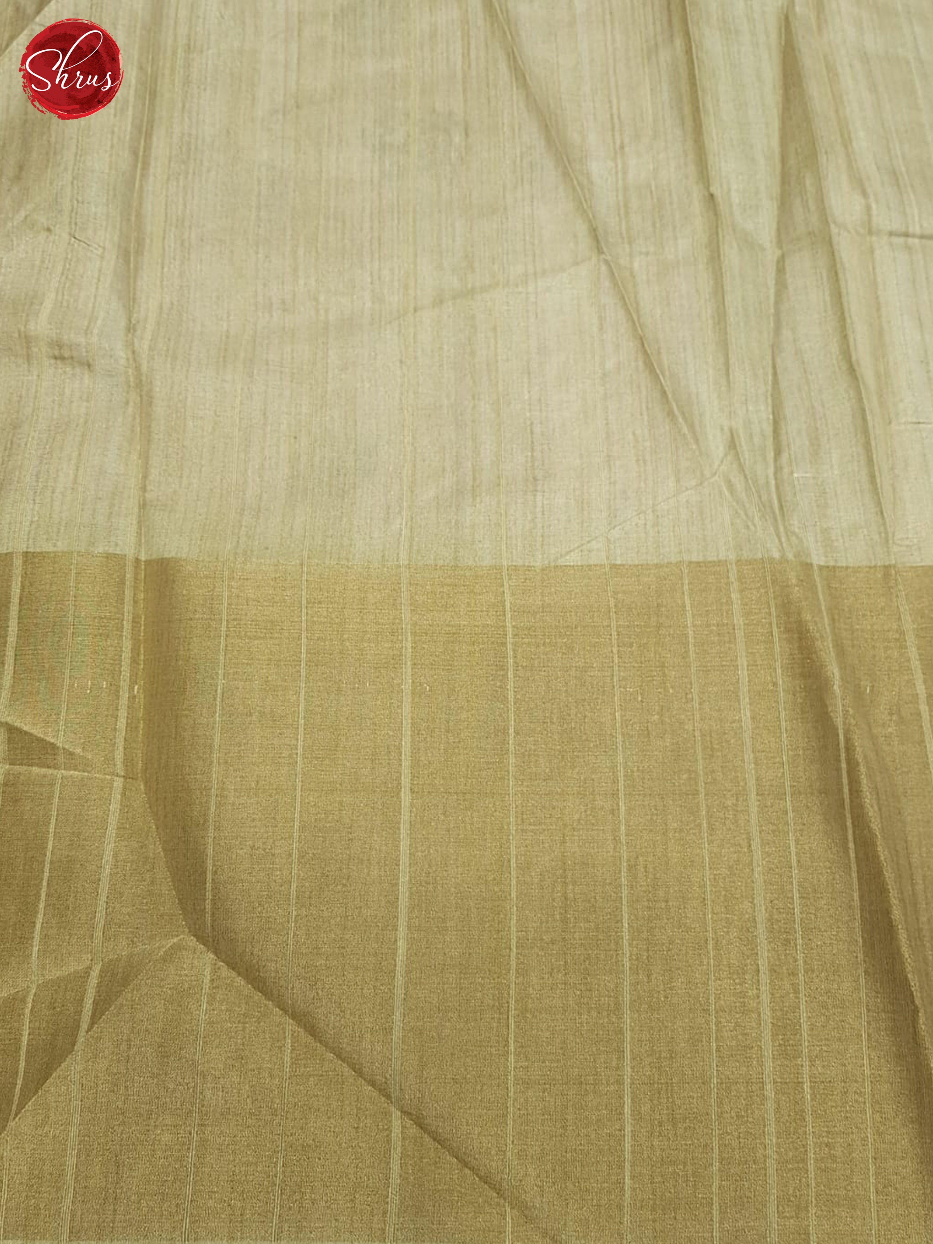 Baby Pink And Beige-Semi Tussar Saree - Shop on ShrusEternity.com