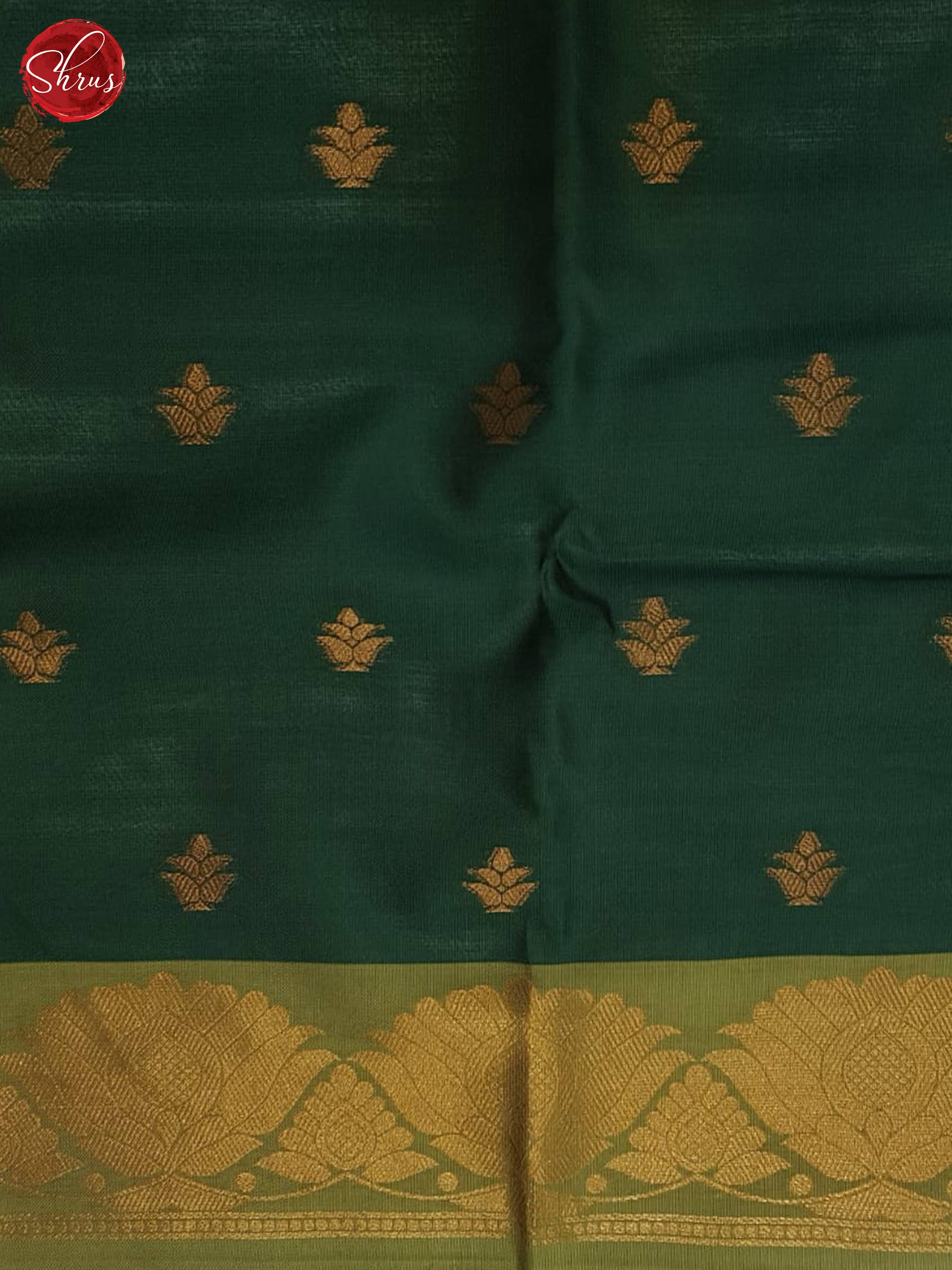 Elachi Green And Green-Semi Soft silk saree - Shop on ShrusEternity.com
