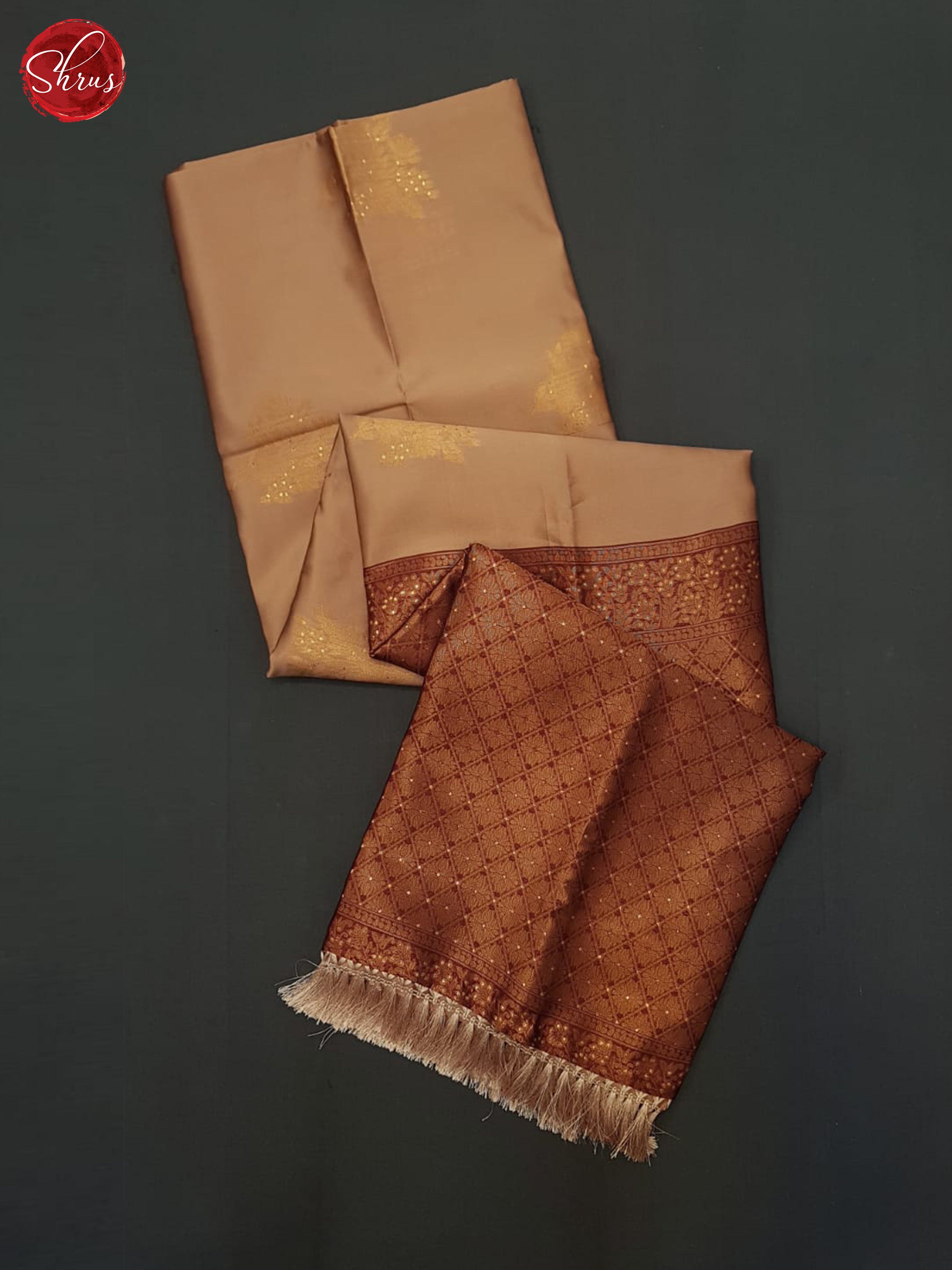 Brown & Araku Maroon - Semi Softsilk Saree - Shop on ShrusEternity.com