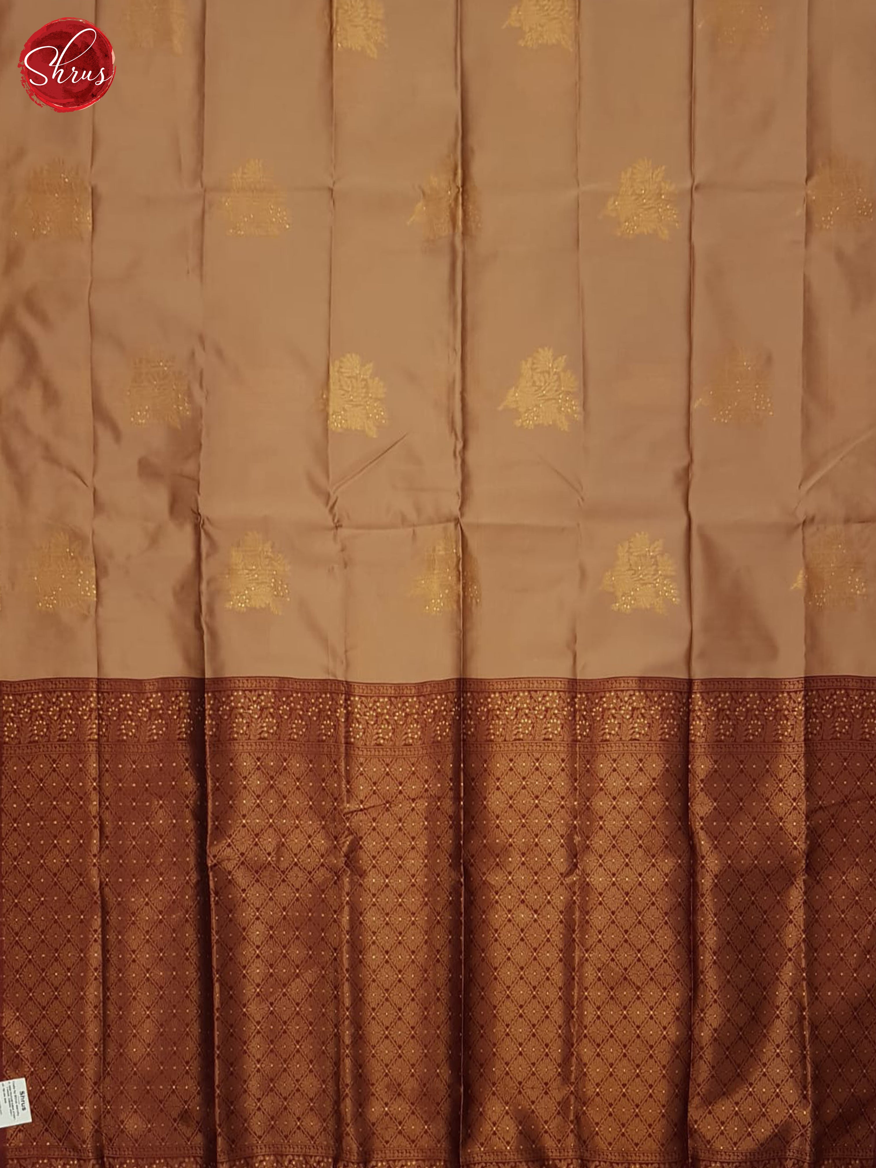 Brown & Araku Maroon - Semi Softsilk Saree - Shop on ShrusEternity.com