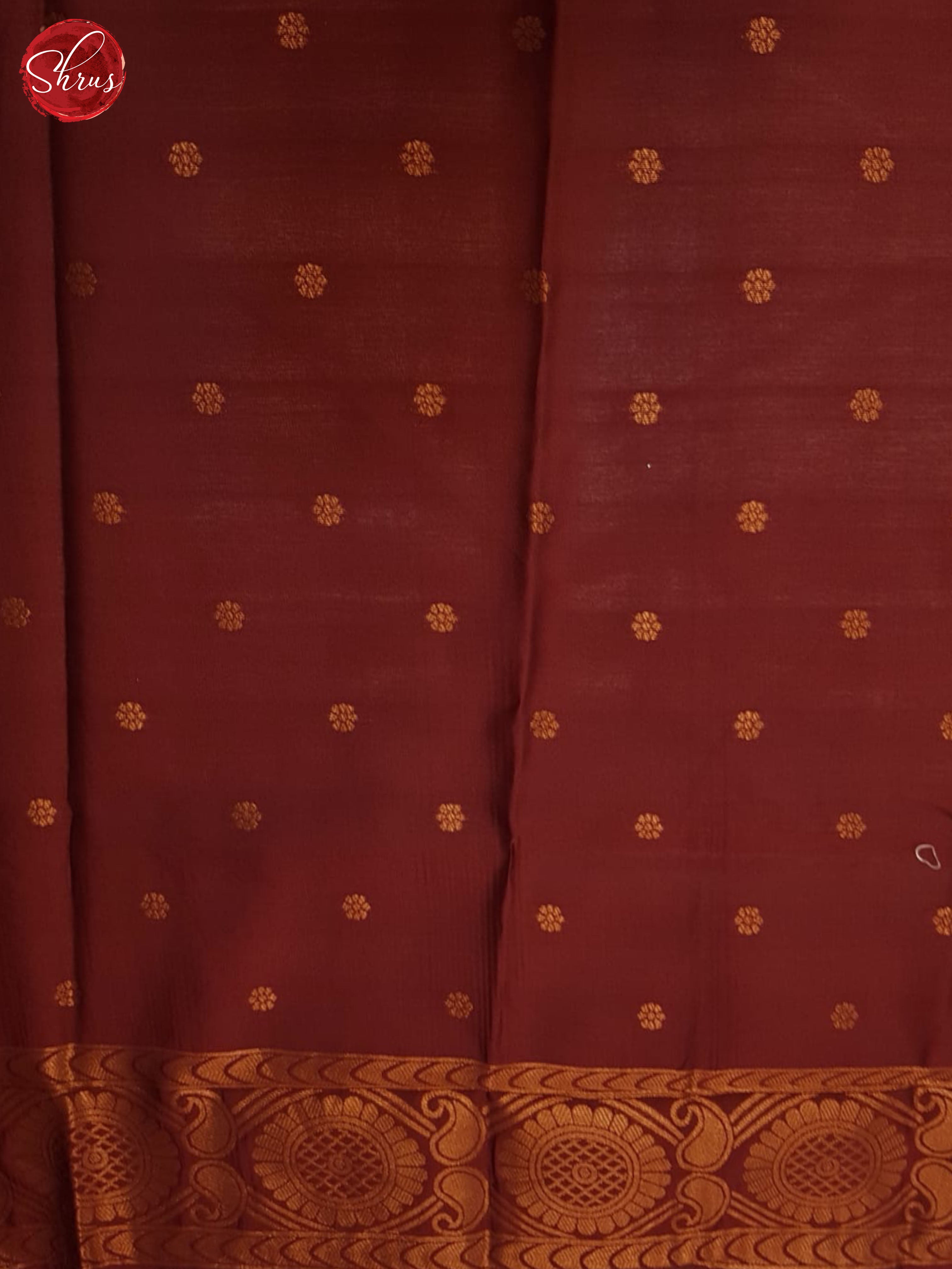 Blue And Araku Maroon-Semi soft silk saree - Shop on ShrusEternity.com