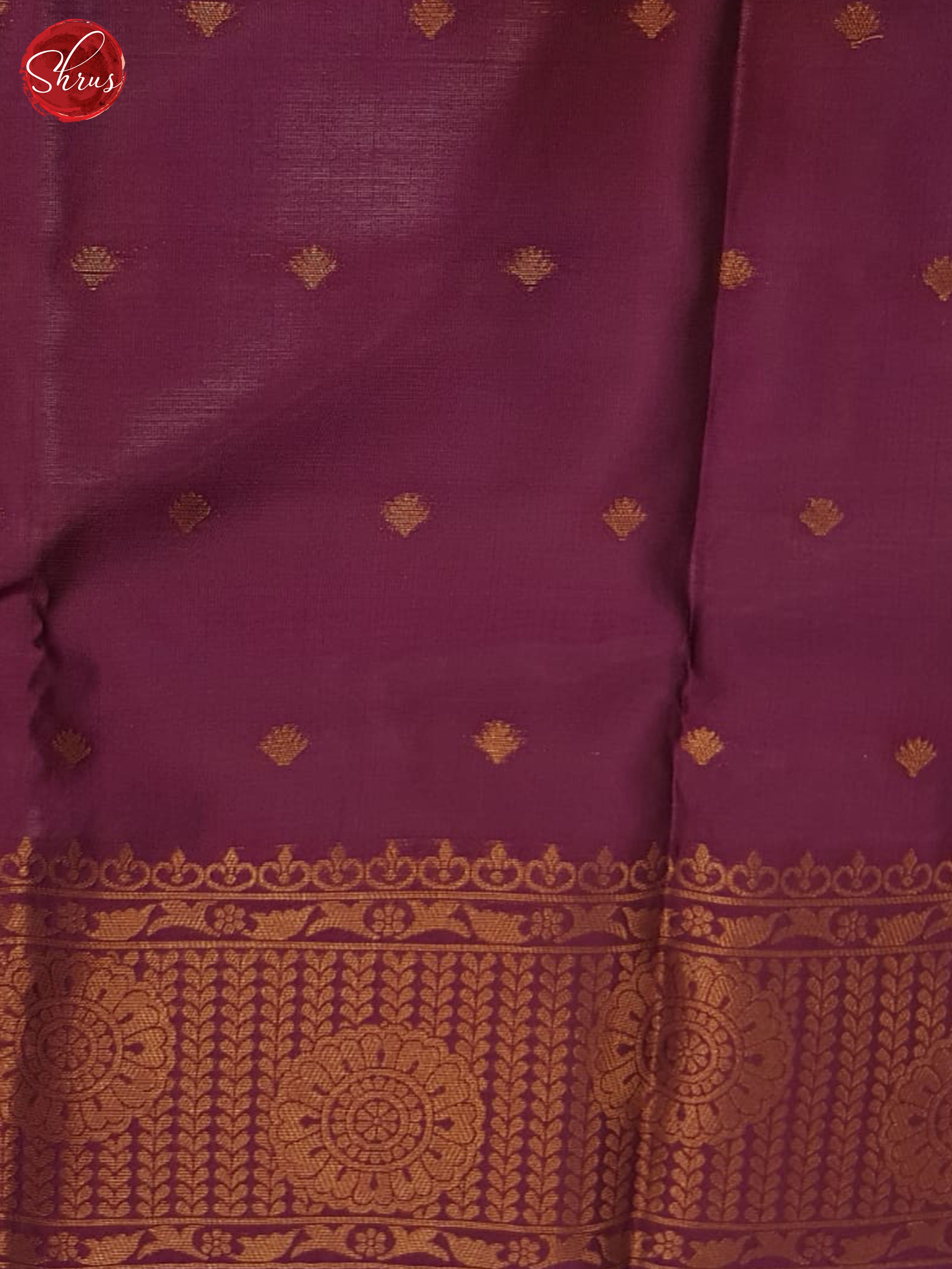 Green And Purple-Semi soft silk saree - Shop on ShrusEternity.com