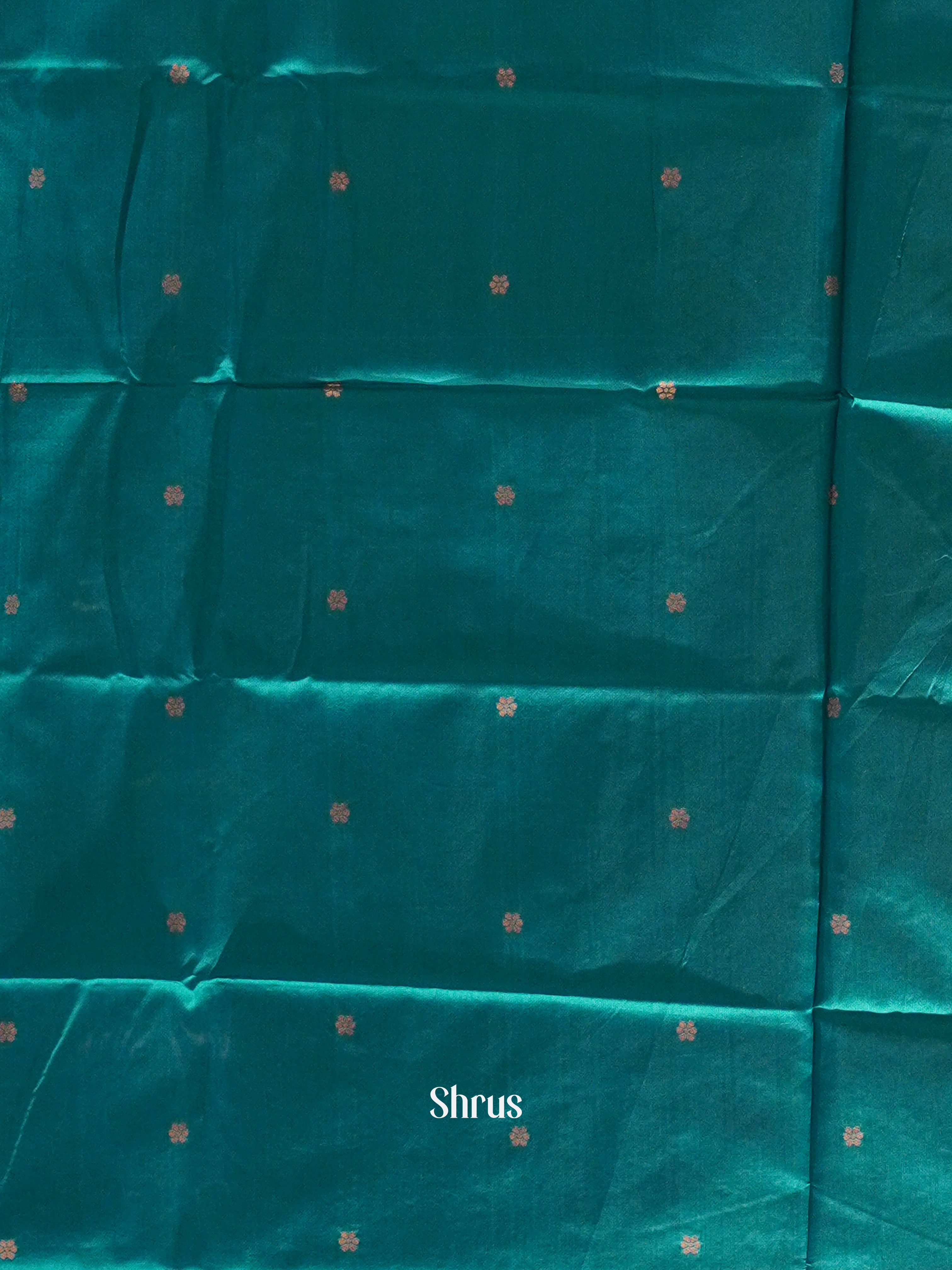 Green(single tone)-Semi soft silk saree - Shop on ShrusEternity.com