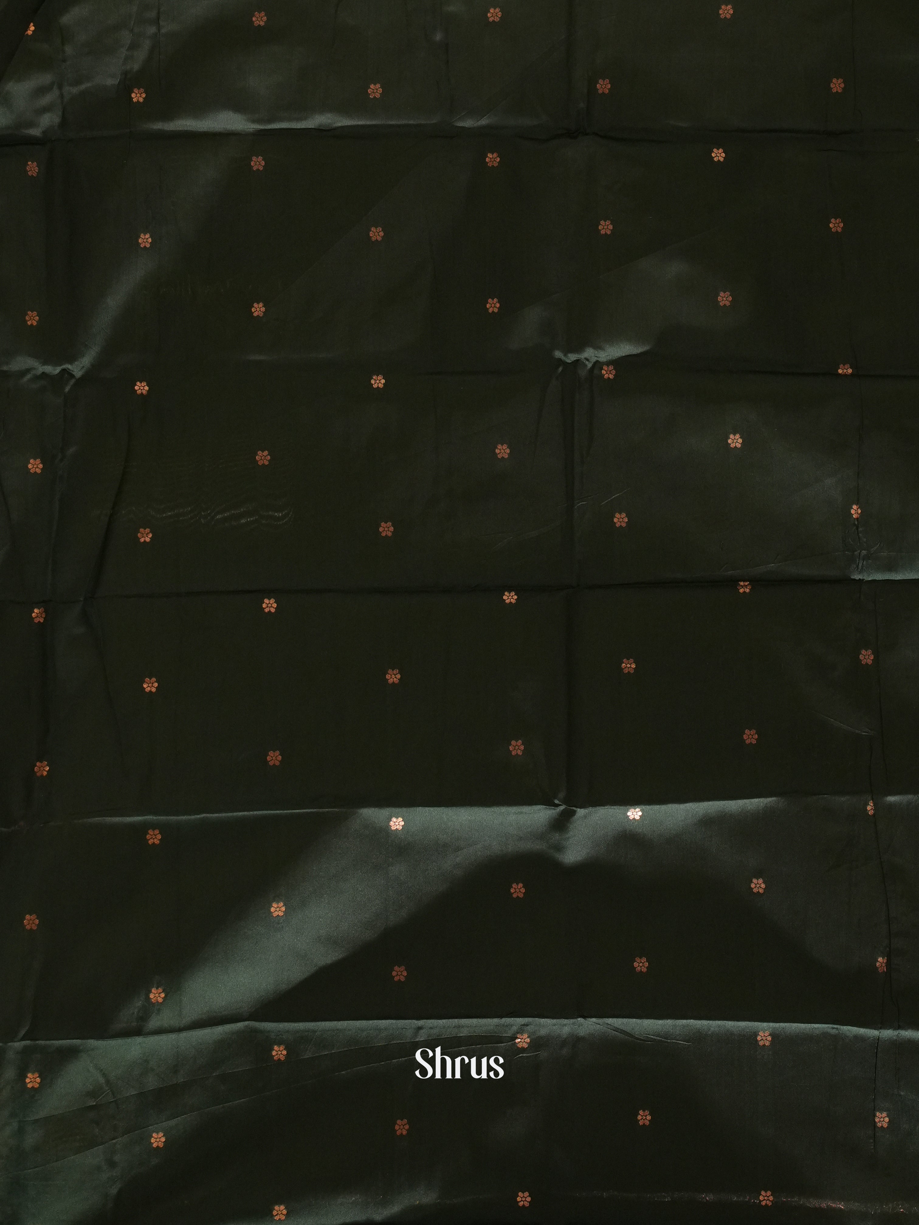 Green(Single Tone)- Semi Softsilk Saree - Shop on ShrusEternity.com