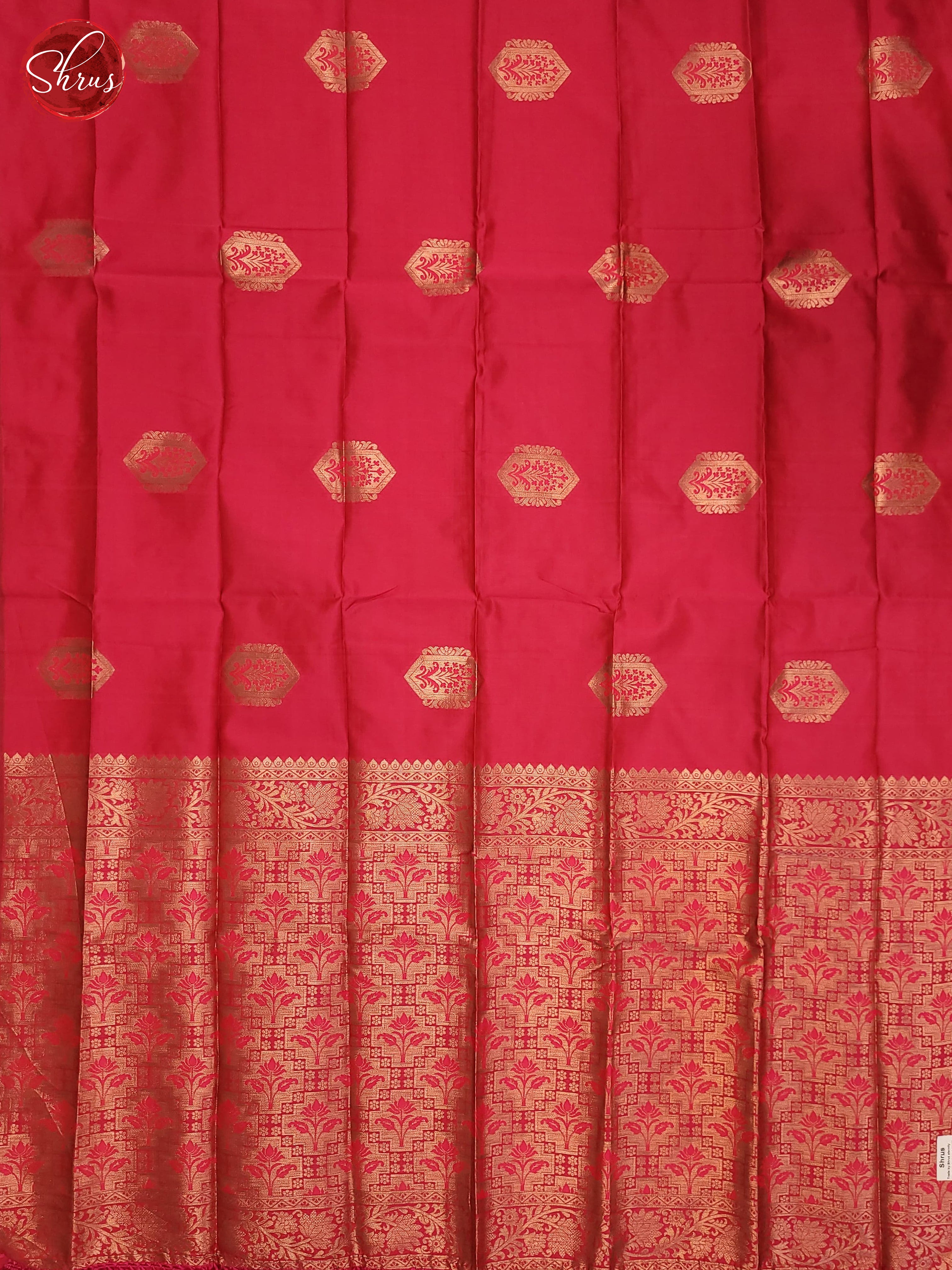 Pink(Single Tone) - Semi Softsilk Saree - Shop on ShrusEternity.com