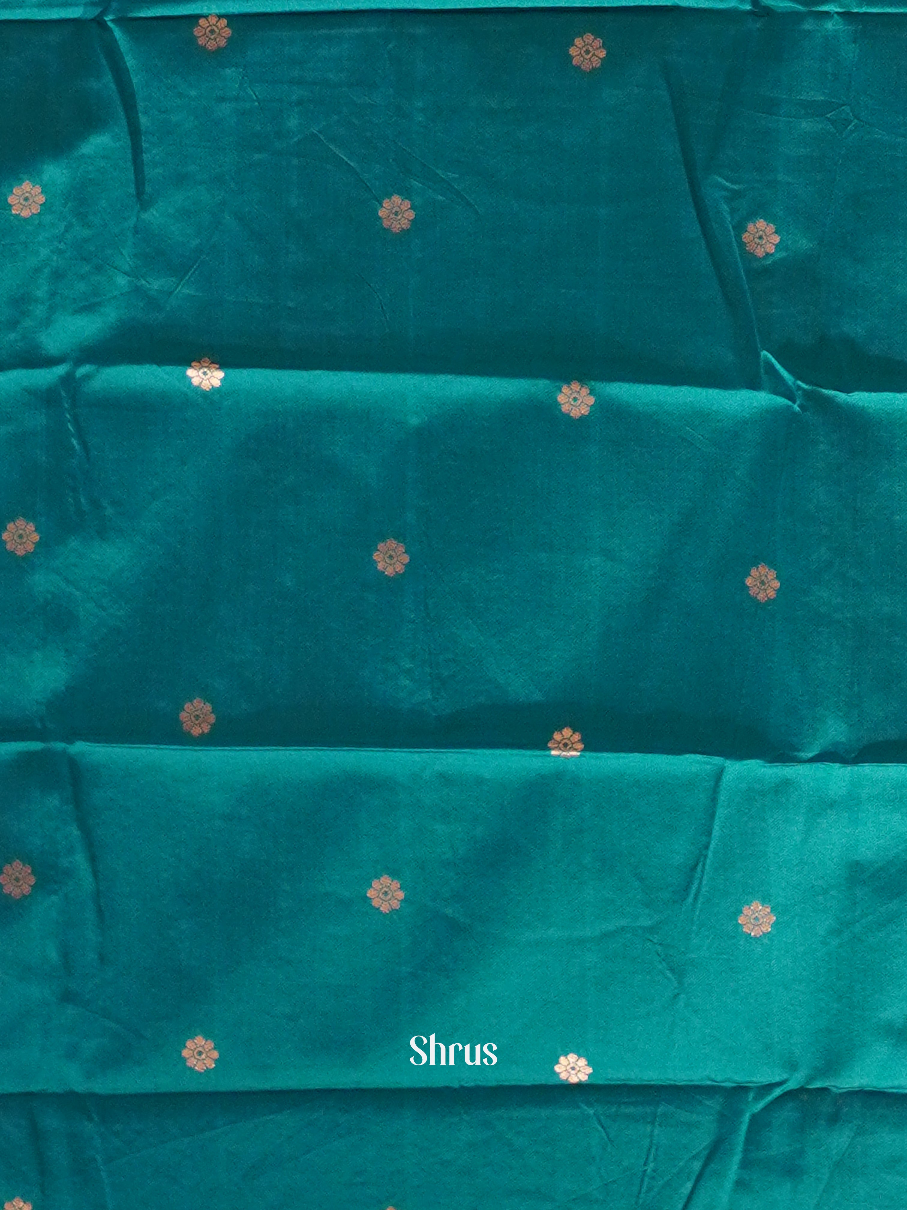 Pink And Peacock Neck-Semi soft silk saree - Shop on ShrusEternity.com