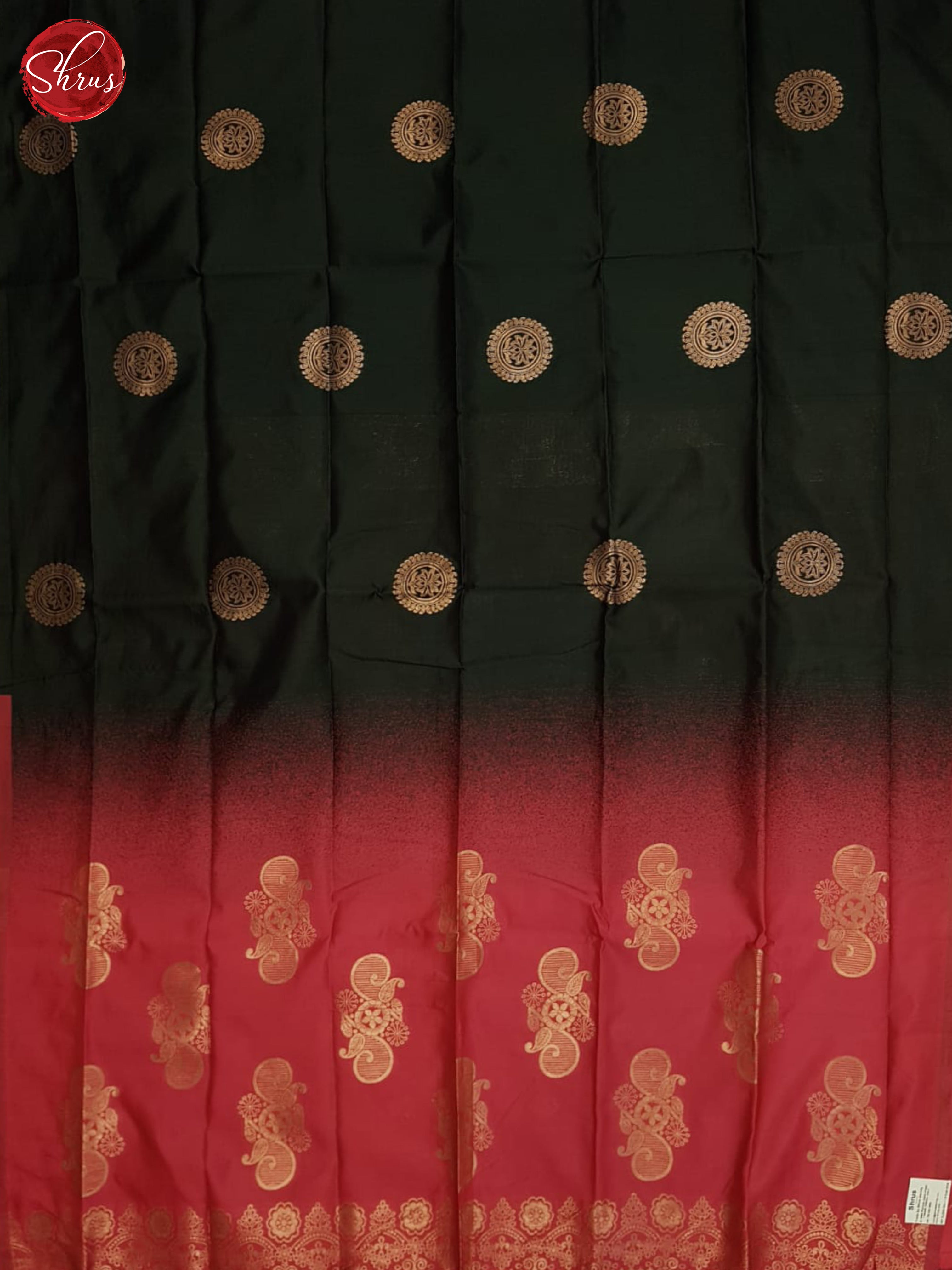 Green And Pink-Semi Soft silk saree - Shop on ShrusEternity.com
