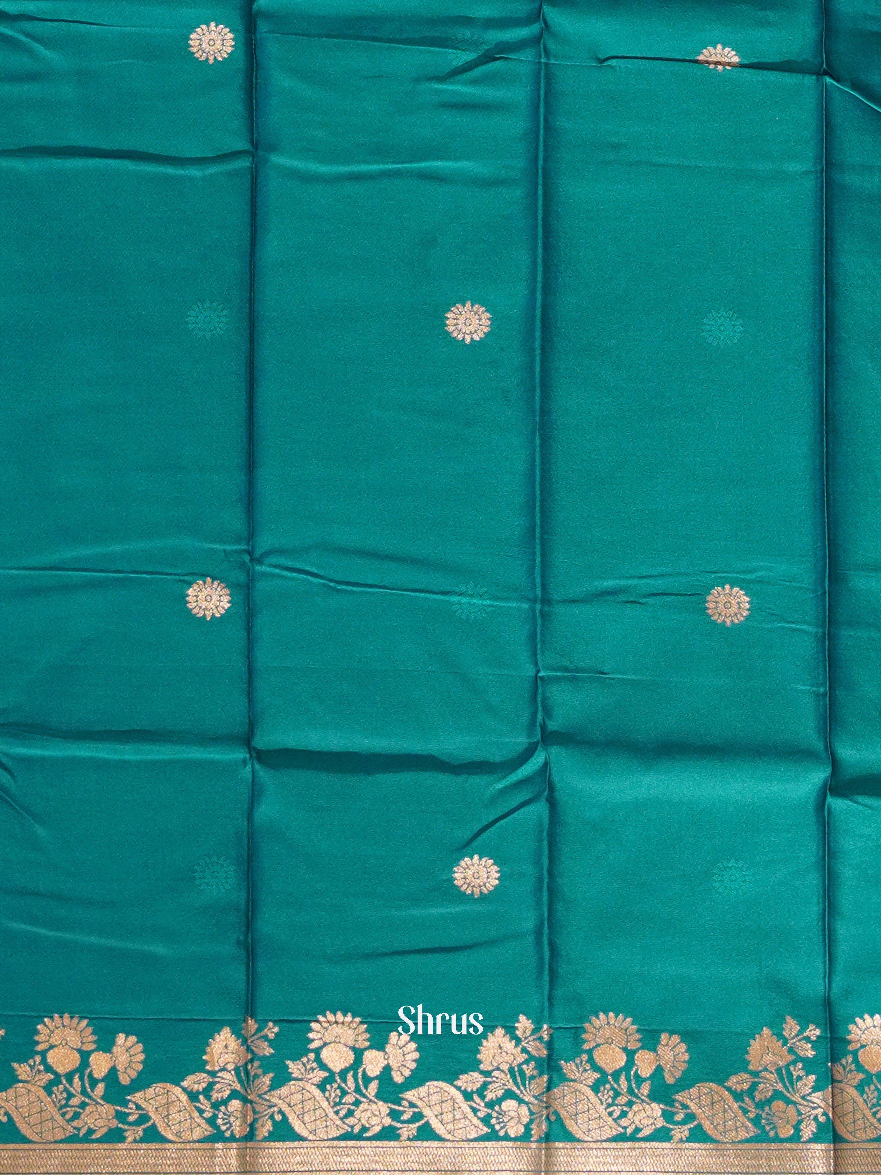 Pink And Green- Semi Soft silk saree - Shop on ShrusEternity.com