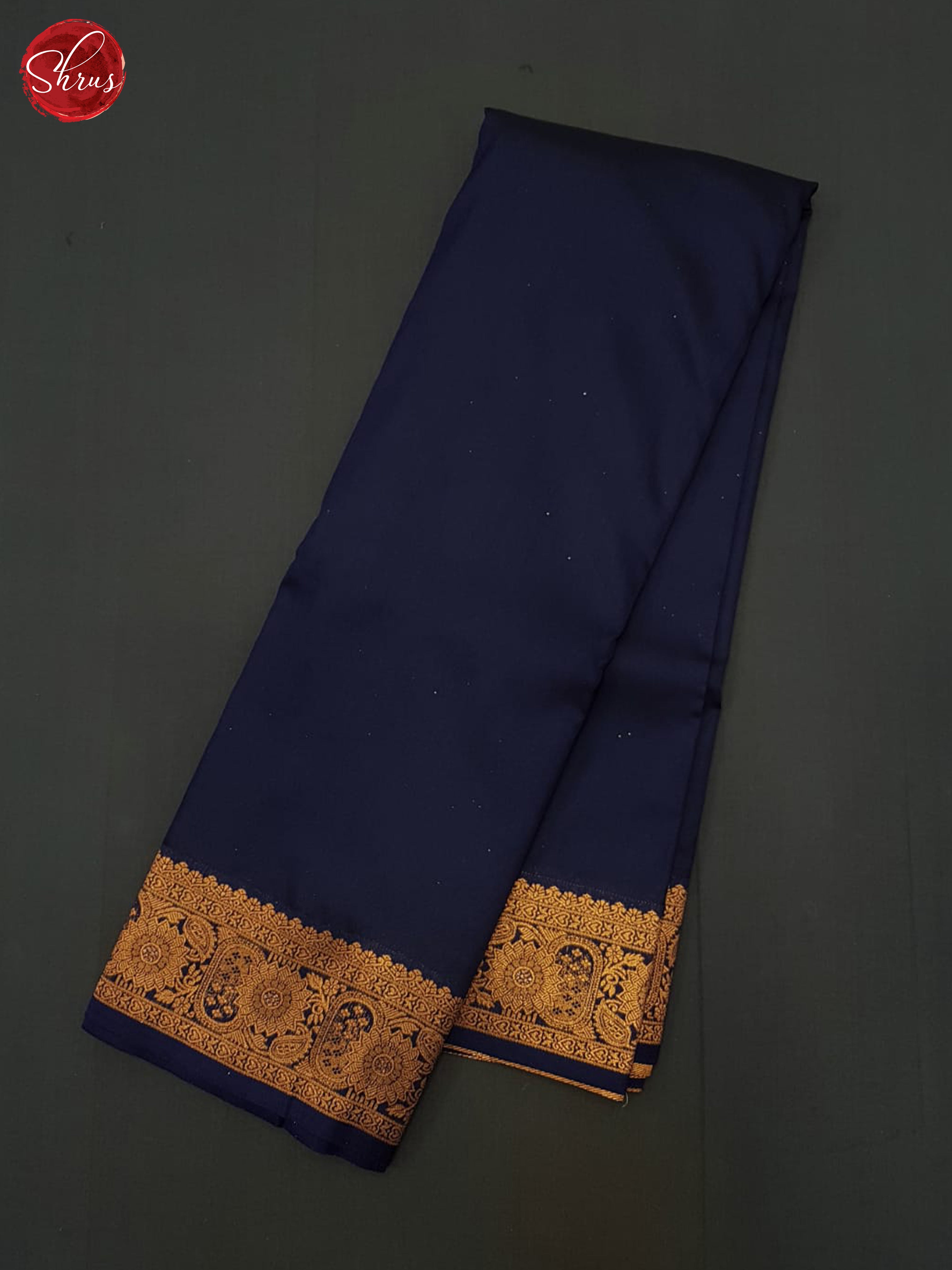 Blue and pink - Semi Kanchipuram Saree - Shop on ShrusEternity.com