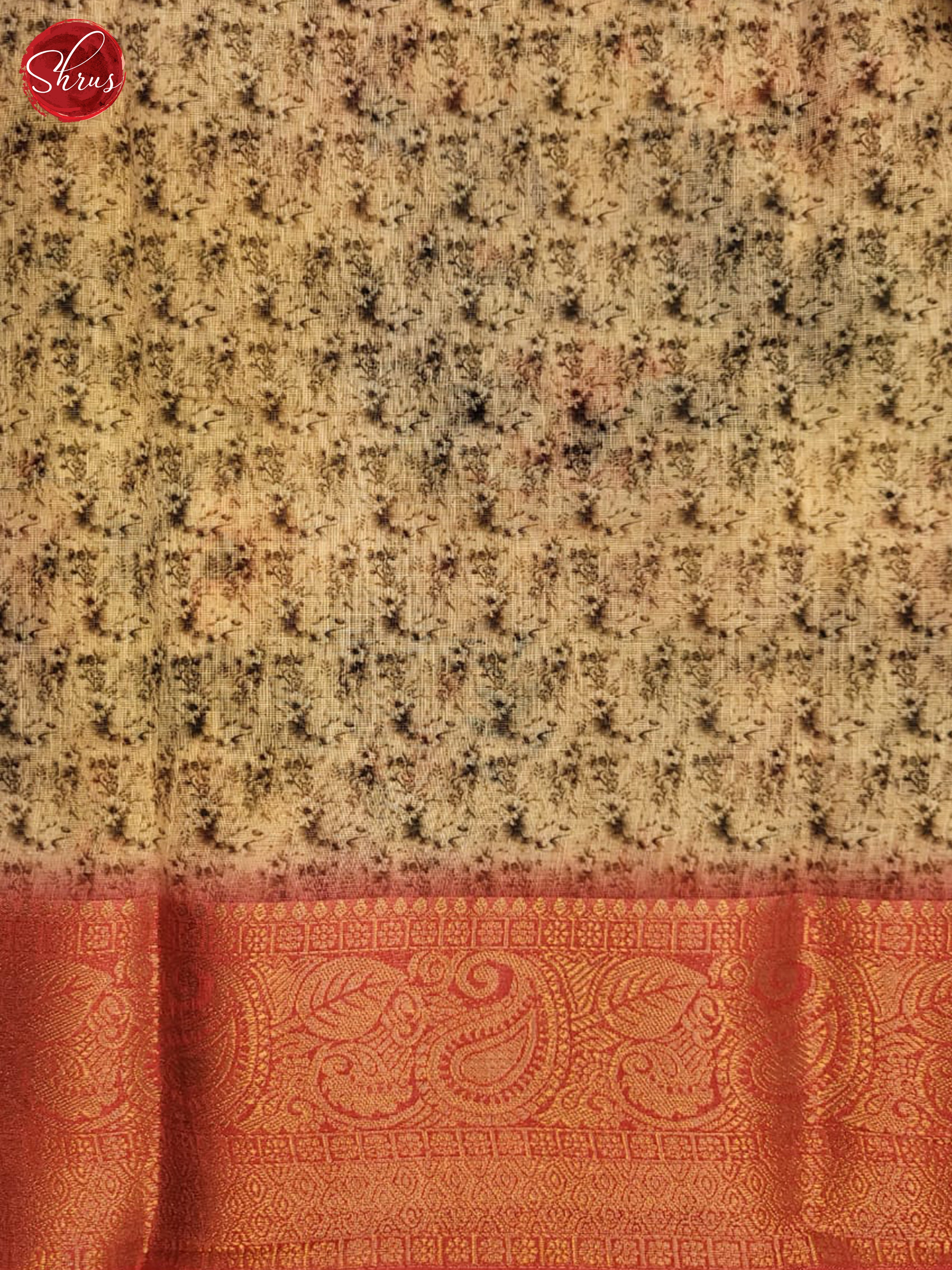 Yellow & Pink - Art Linen Saree - Shop on ShrusEternity.com