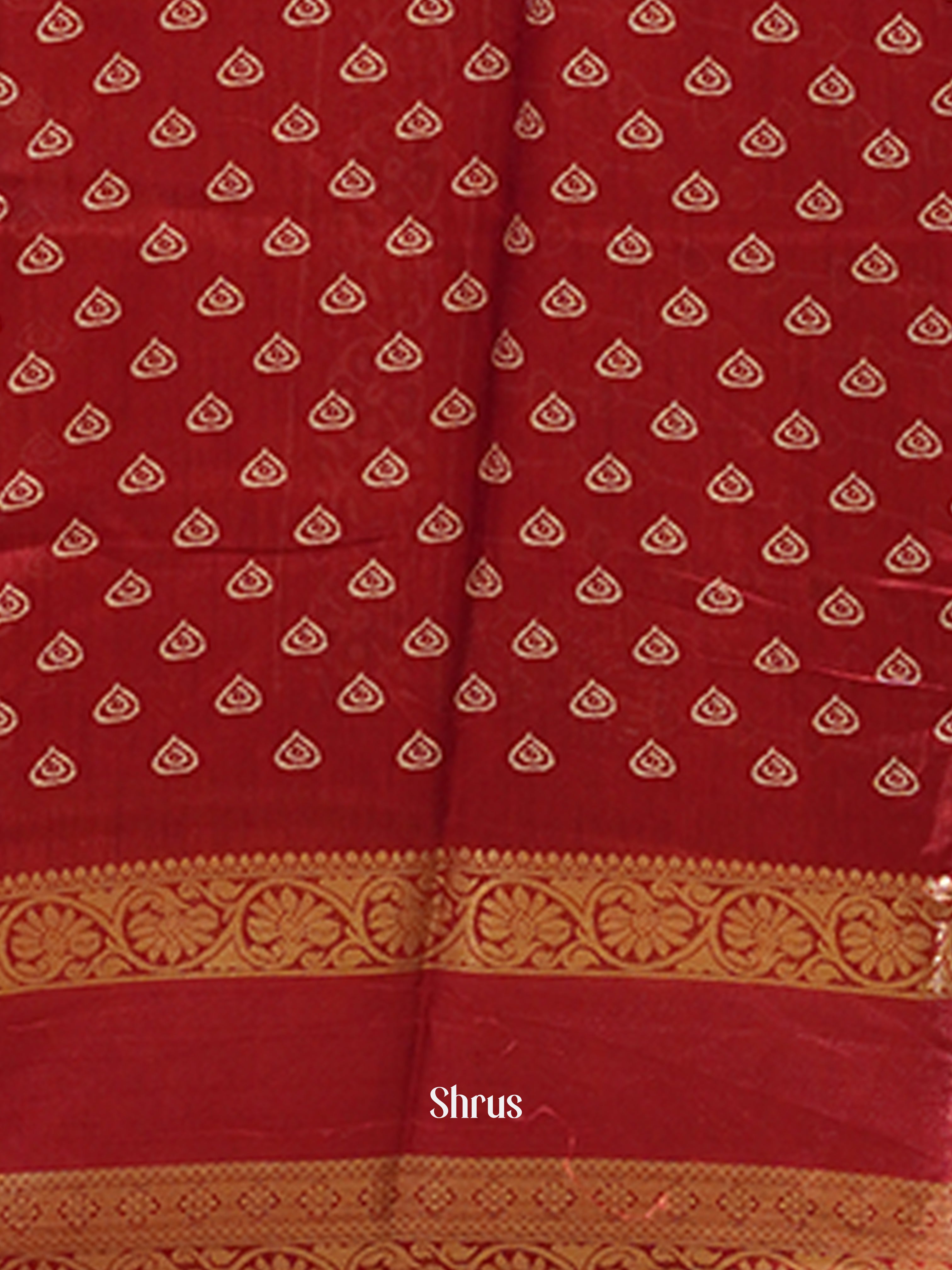 pink(Single Tone)- Semi Crepe Saree - Shop on ShrusEternity.com