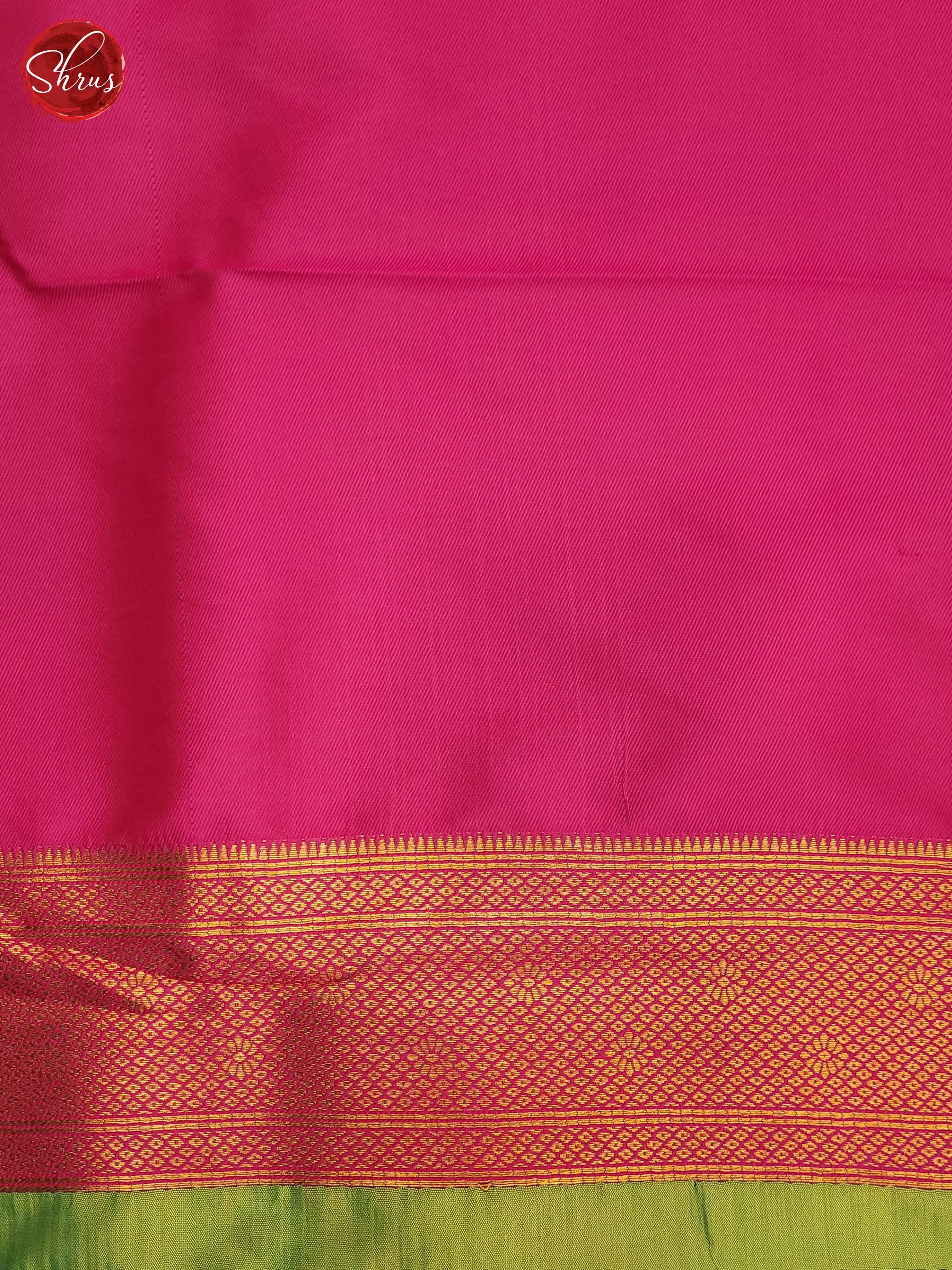 Light Green & Pink - Semi Paithani Saree - Shop on ShrusEternity.com