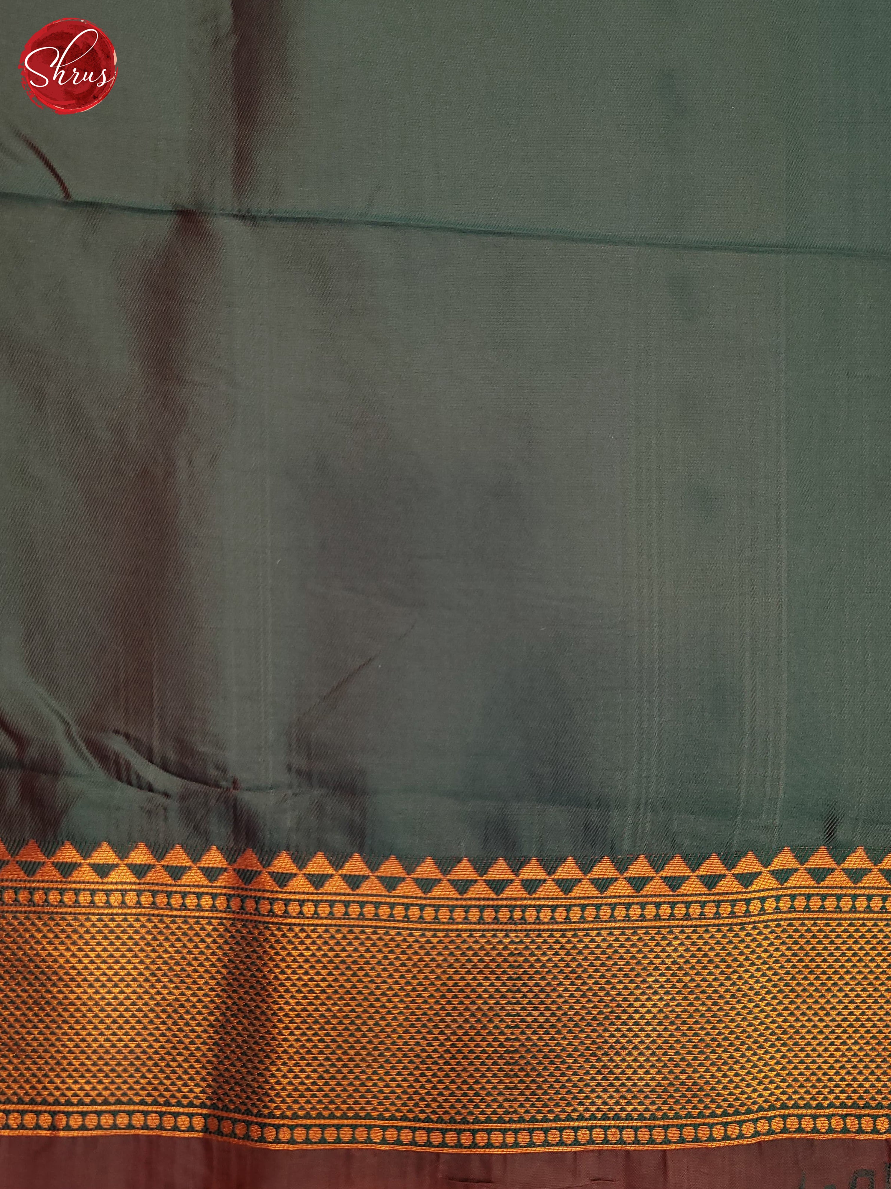 Pink & Grey - Semi Kanchipuram Saree - Shop on ShrusEternity.com