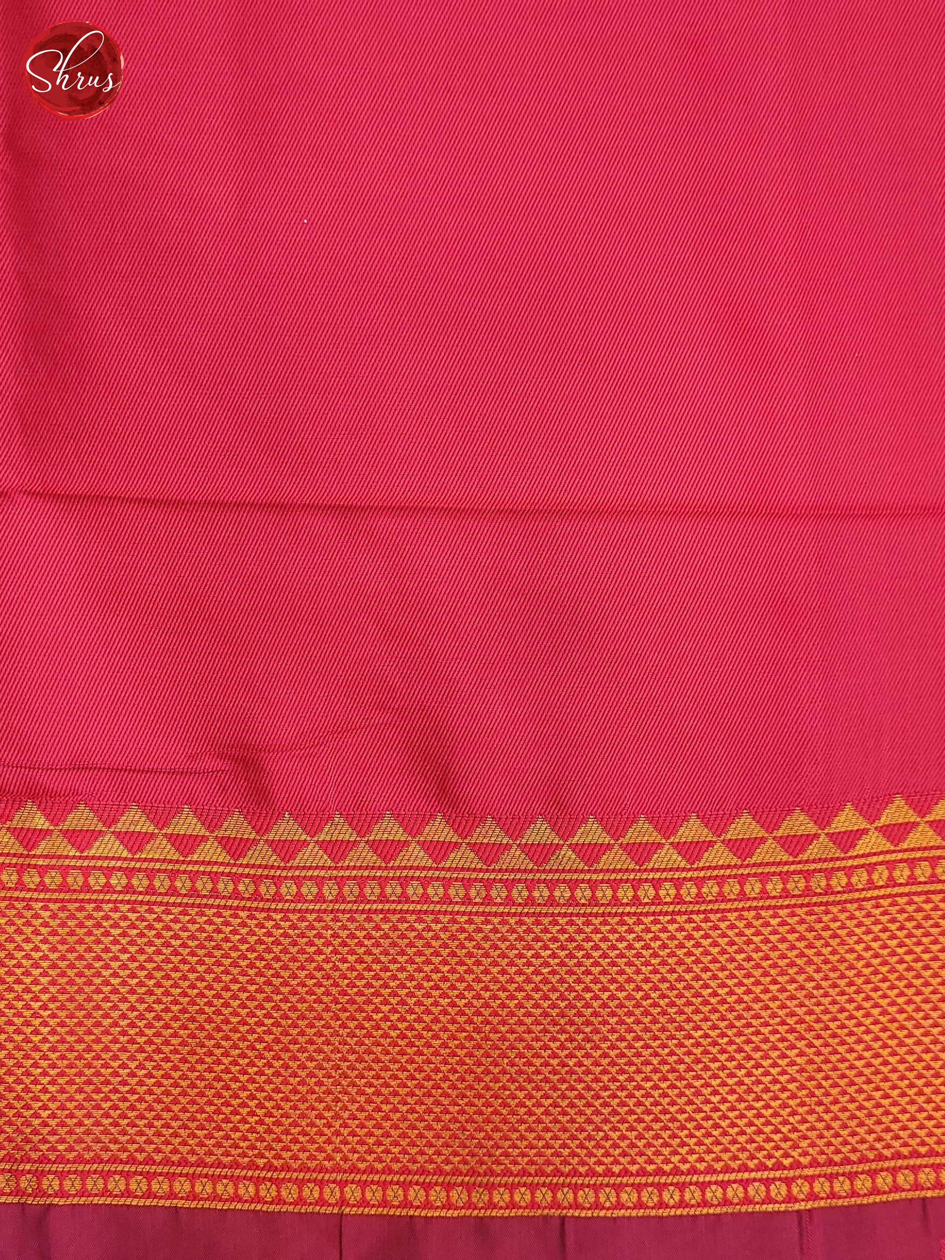 Peacock Green & Pink- Semi Kanchipuram Saree - Shop on ShrusEternity.com