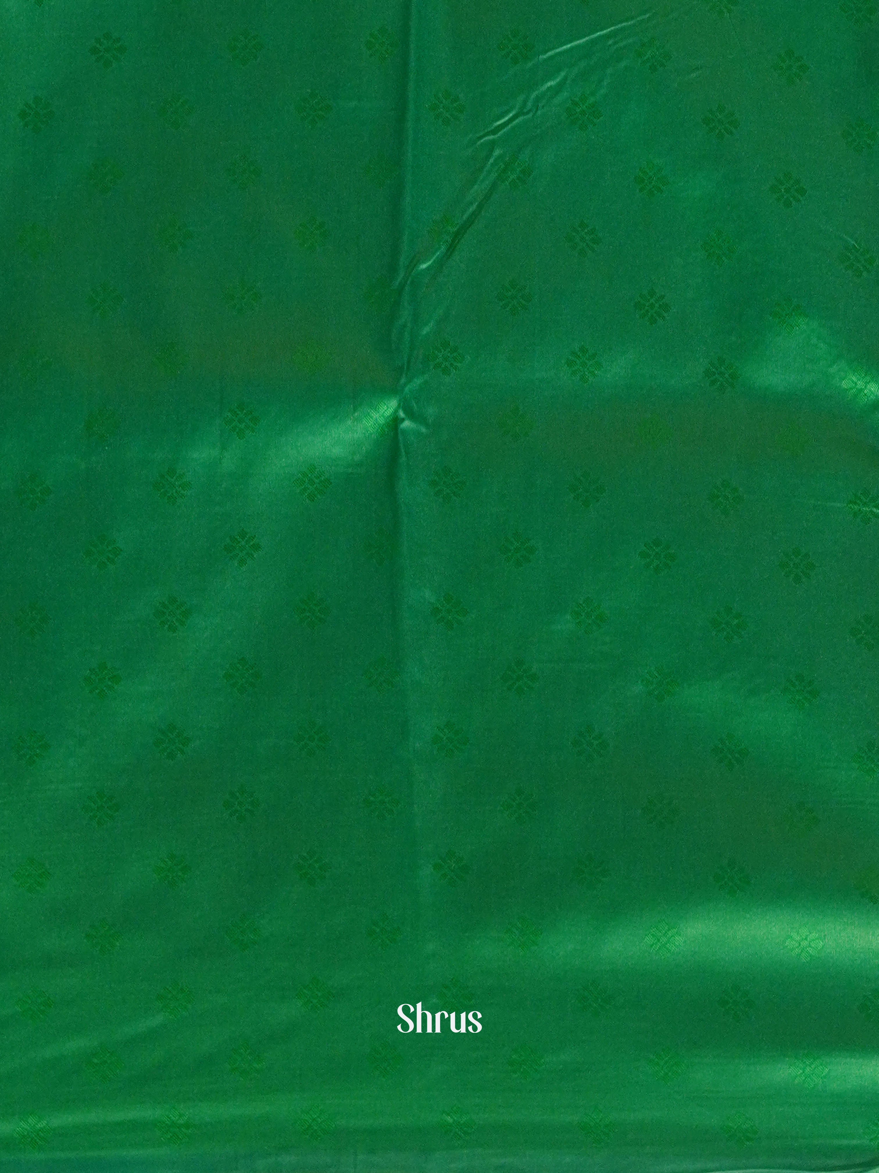 Green(Single Tone) - Semi Paithani Saree - Shop on ShrusEternity.com
