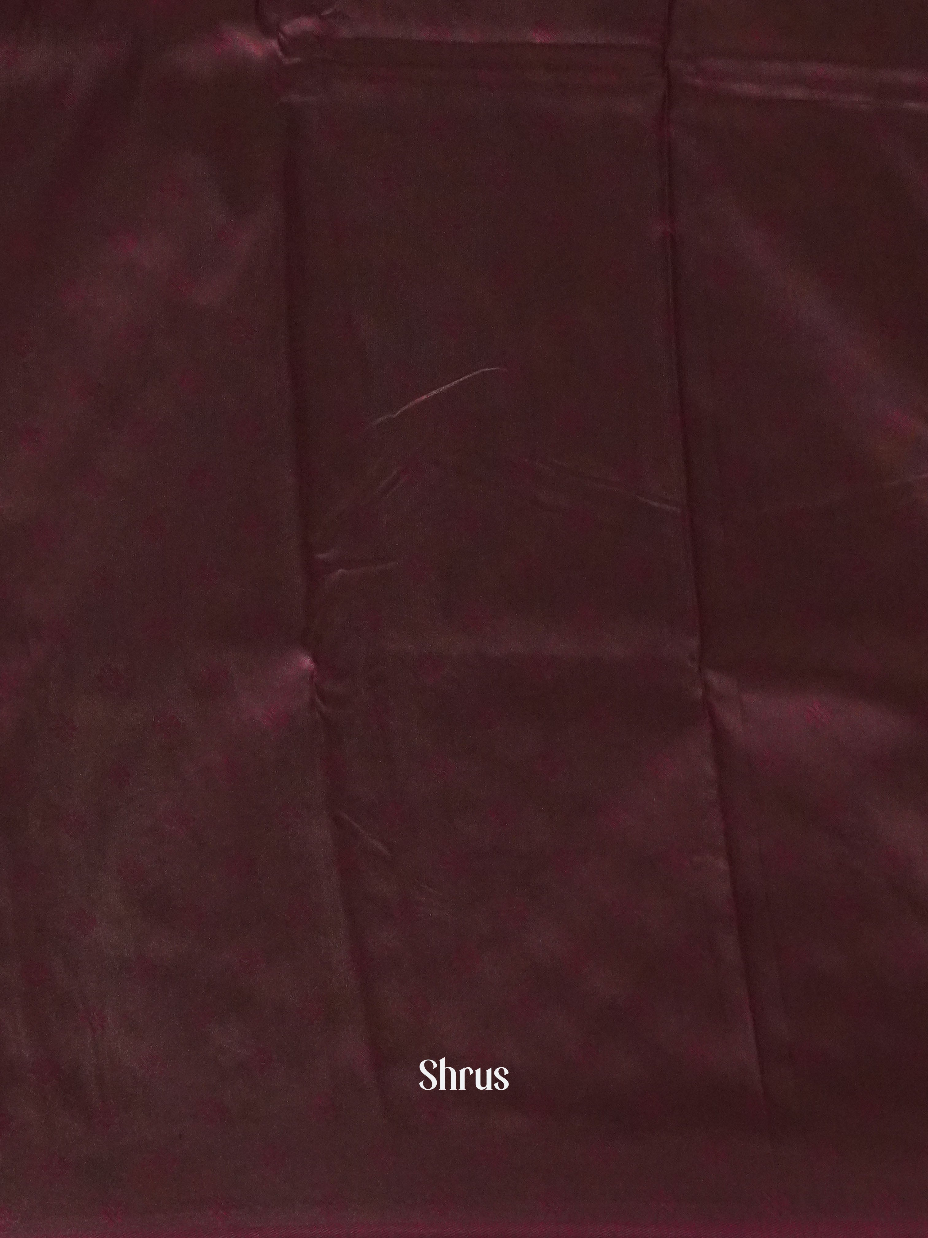 Deep wine(Single tone)-Semi Paithani saree - Shop on ShrusEternity.com