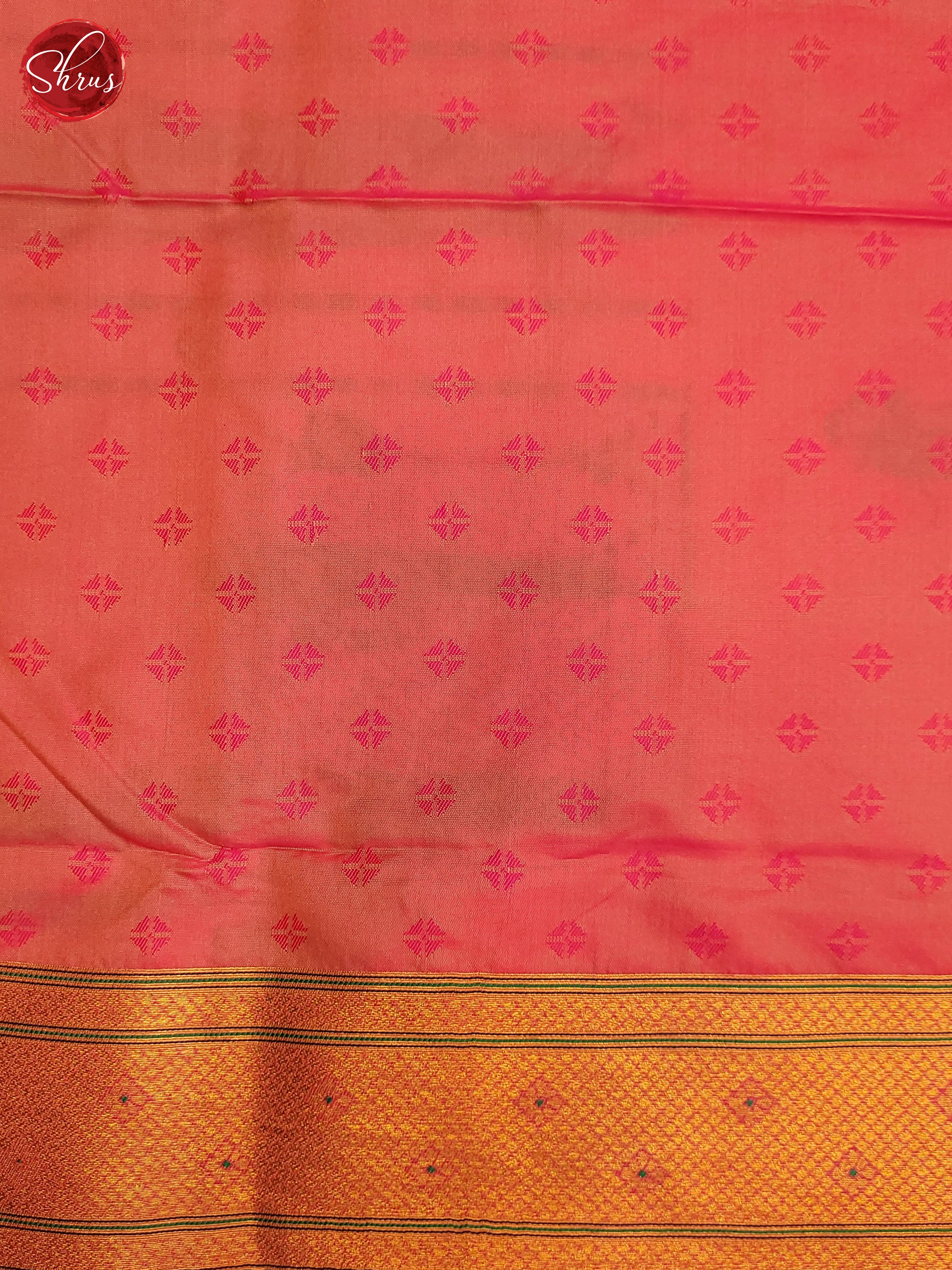 Yellow & Pink - Semi Paithani Saree - Shop on ShrusEternity.com
