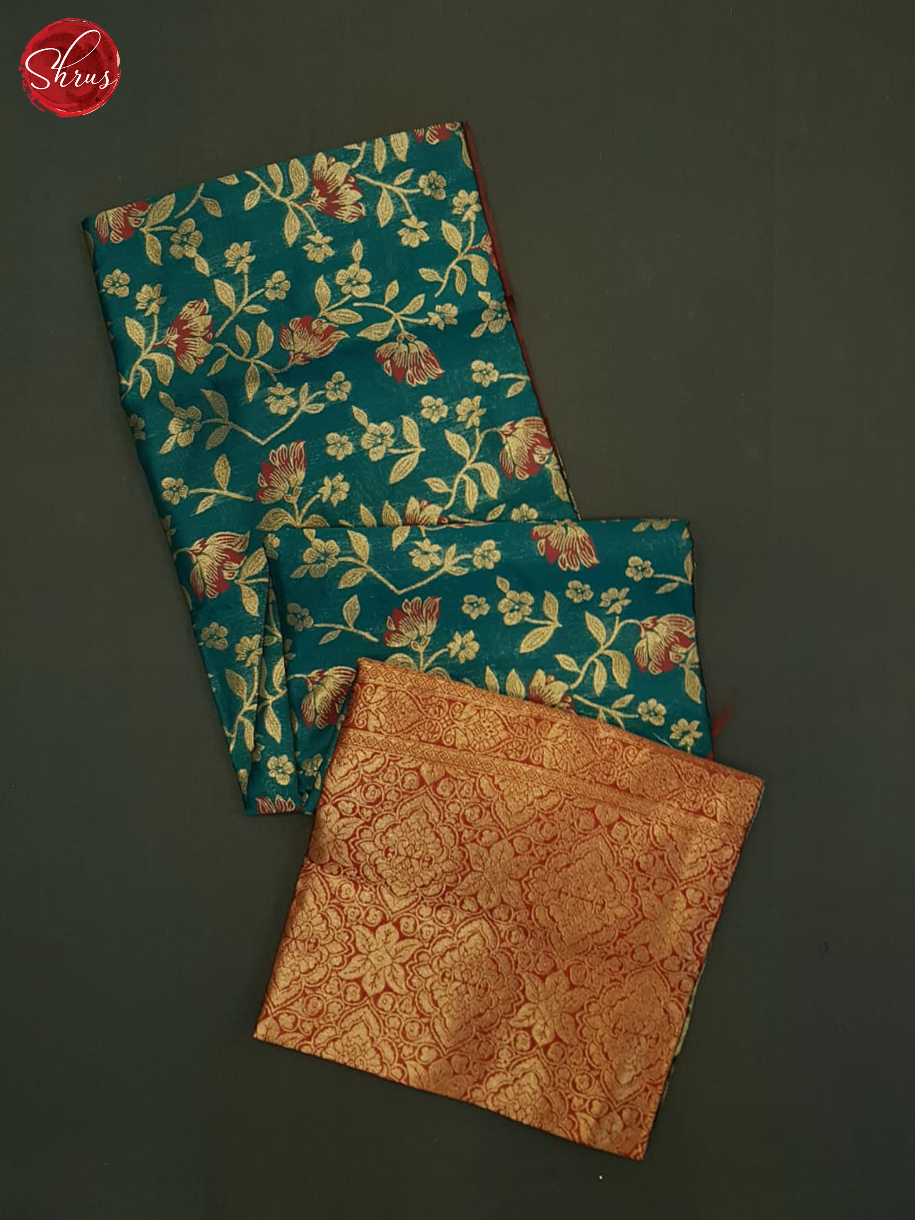 Green And Arraku Marron - Semi Softsilk Saree - Shop on ShrusEternity.com