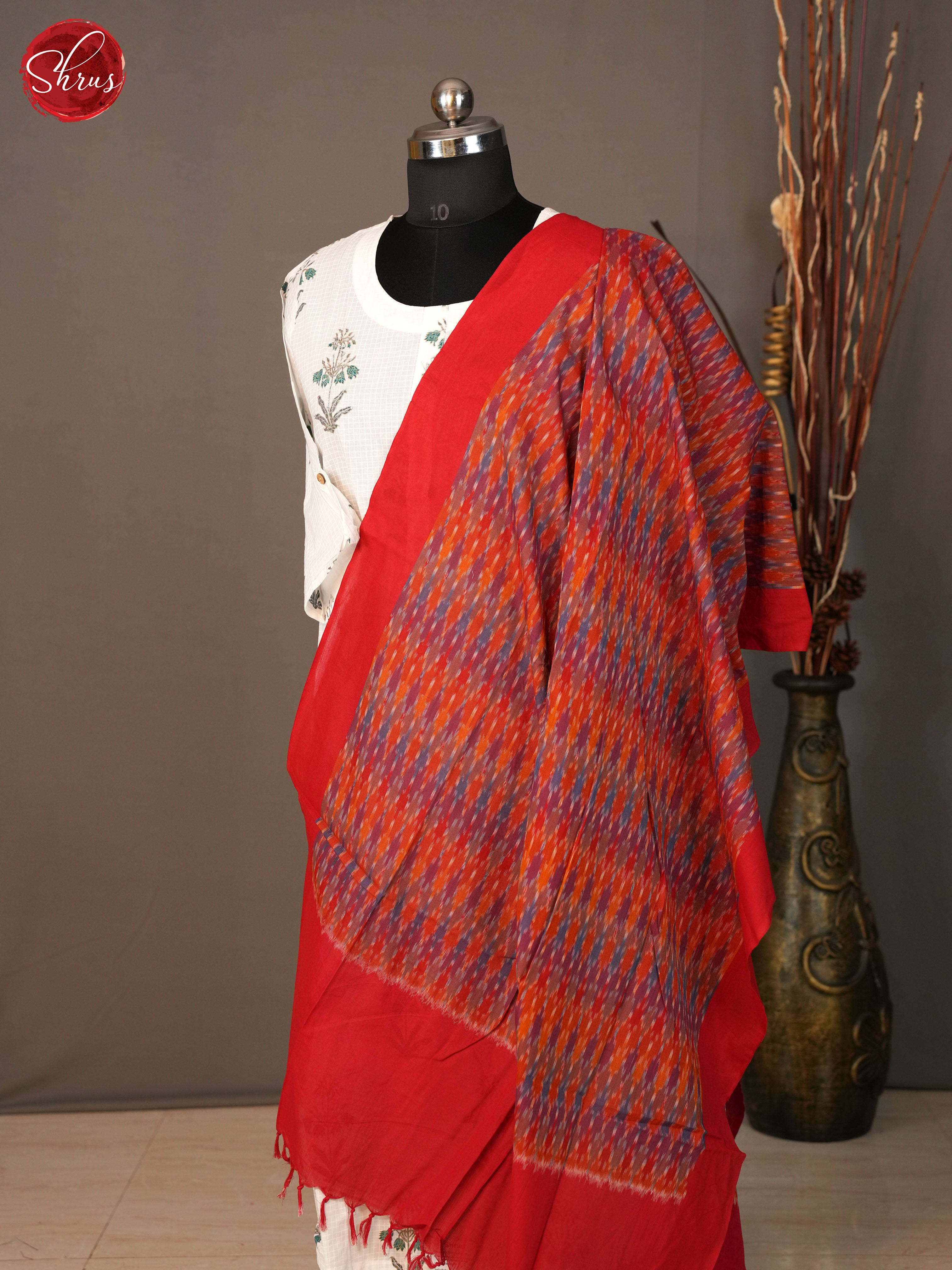red - Dupatta - Shop on ShrusEternity.com