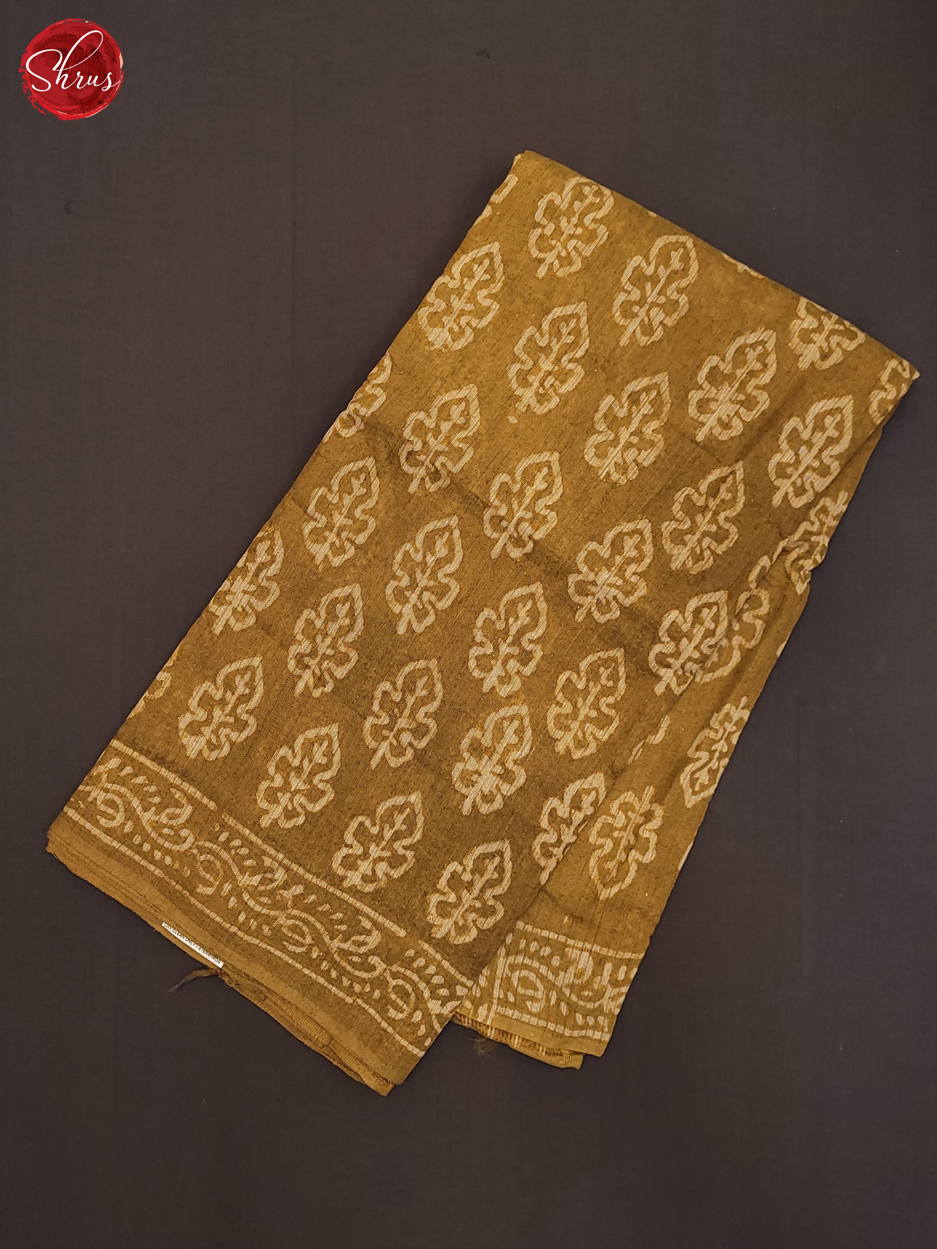 Mehandi Green(Single Tone) - Chanderi Saree - Shop on ShrusEternity.com