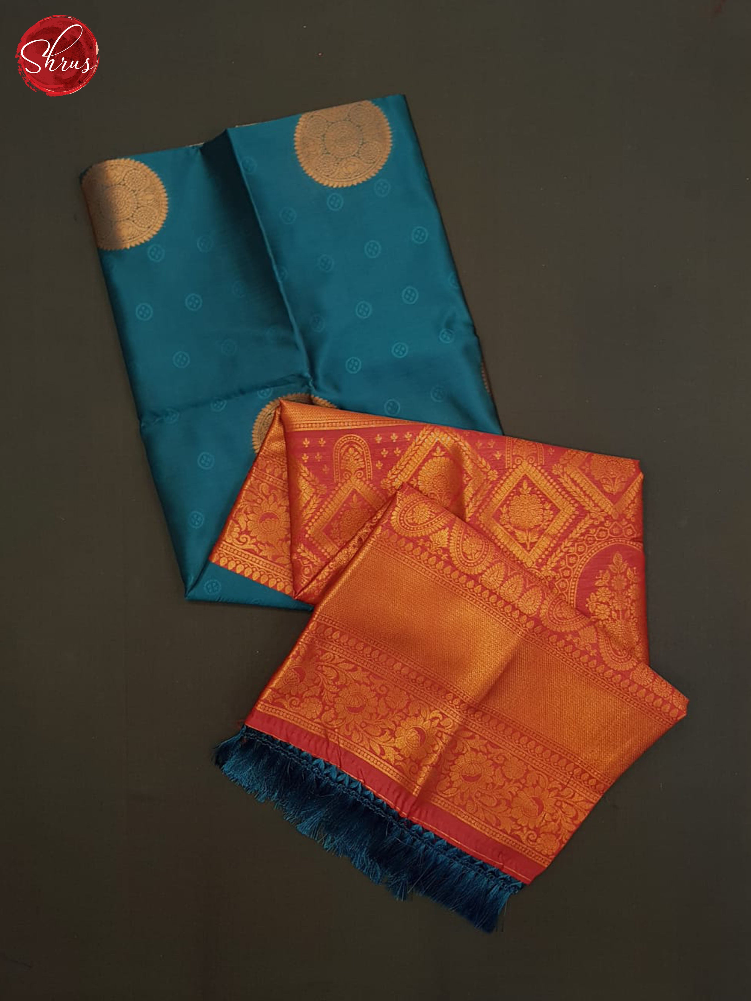 Blue And Pink-Semi soft silk saree - Shop on ShrusEternity.com