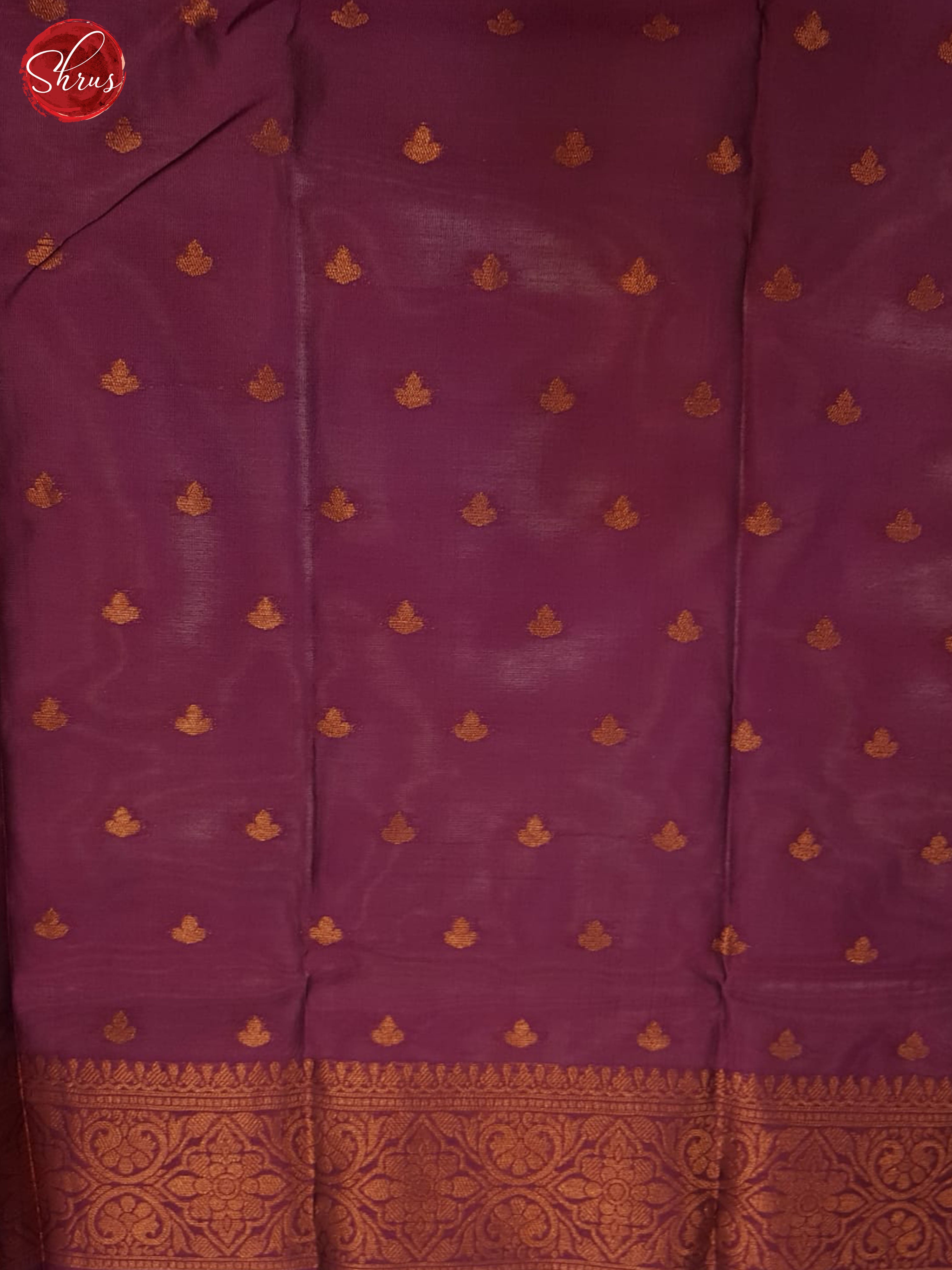 Blue And Purple-Semi soft silk saree - Shop on ShrusEternity.com