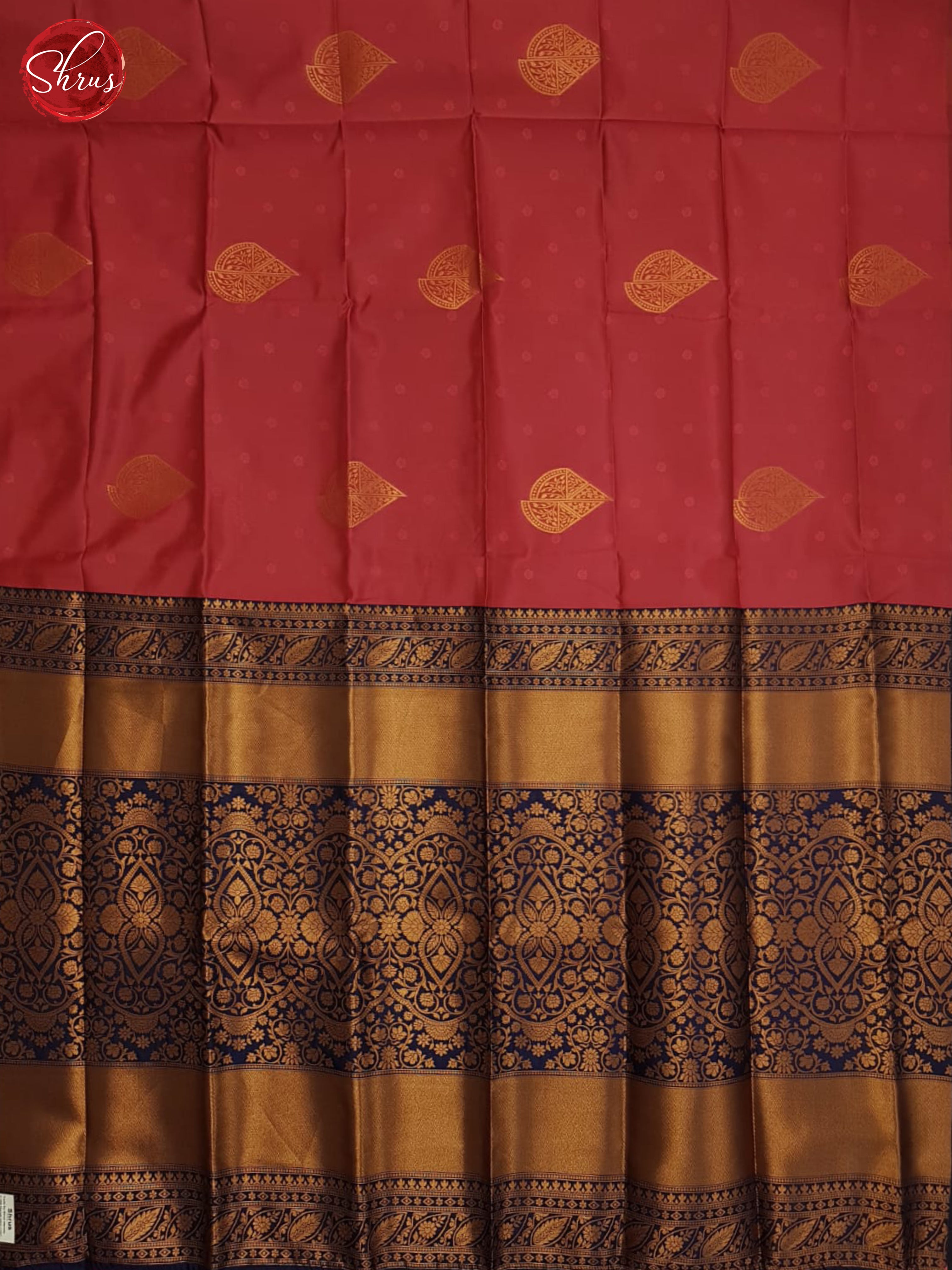 Pink And Blue-semi soft silk saree - Shop on ShrusEternity.com