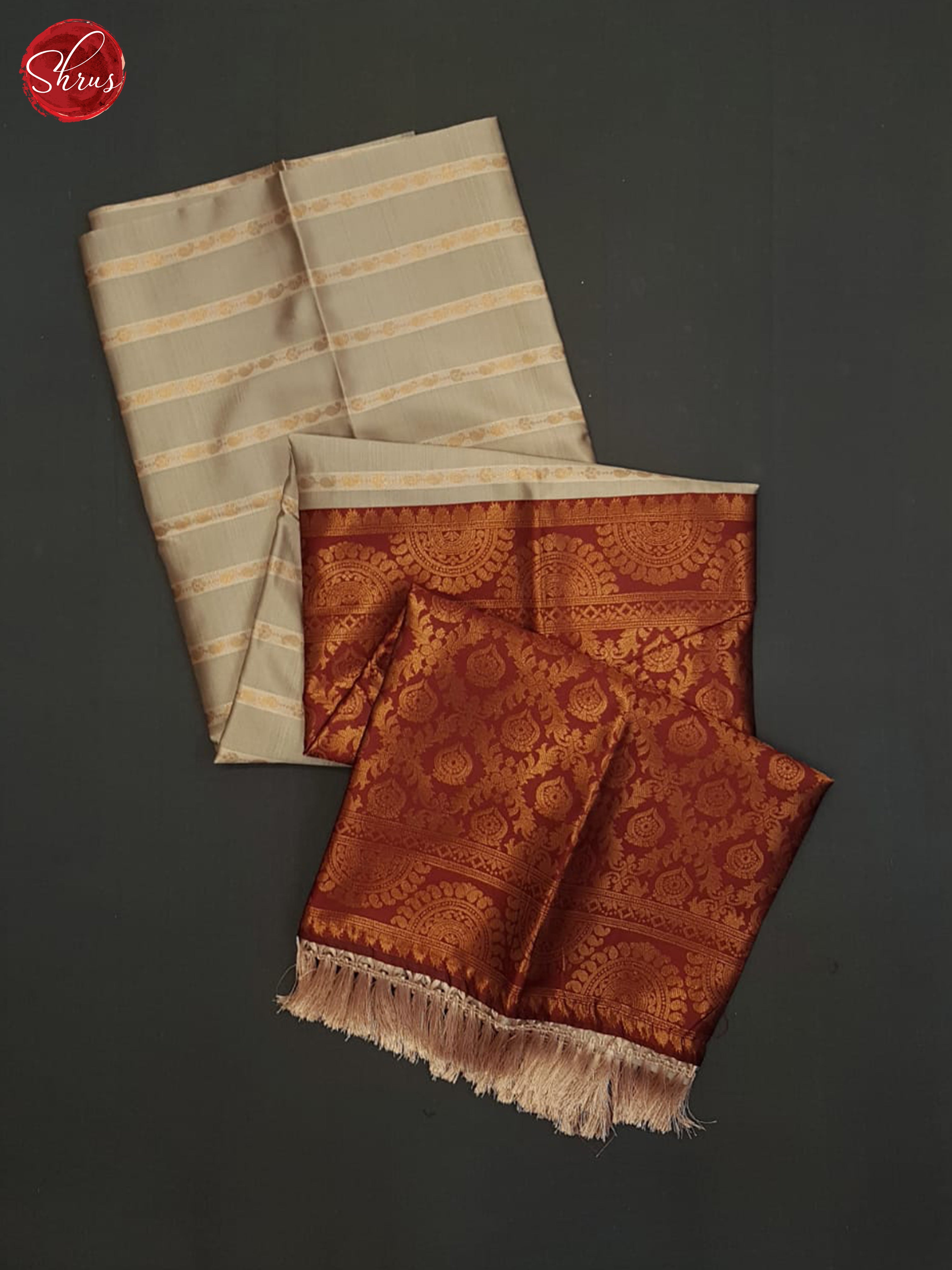 Dusty Onion Pink And Arraku Maroon-Semi Soft silk saree - Shop on ShrusEternity.com