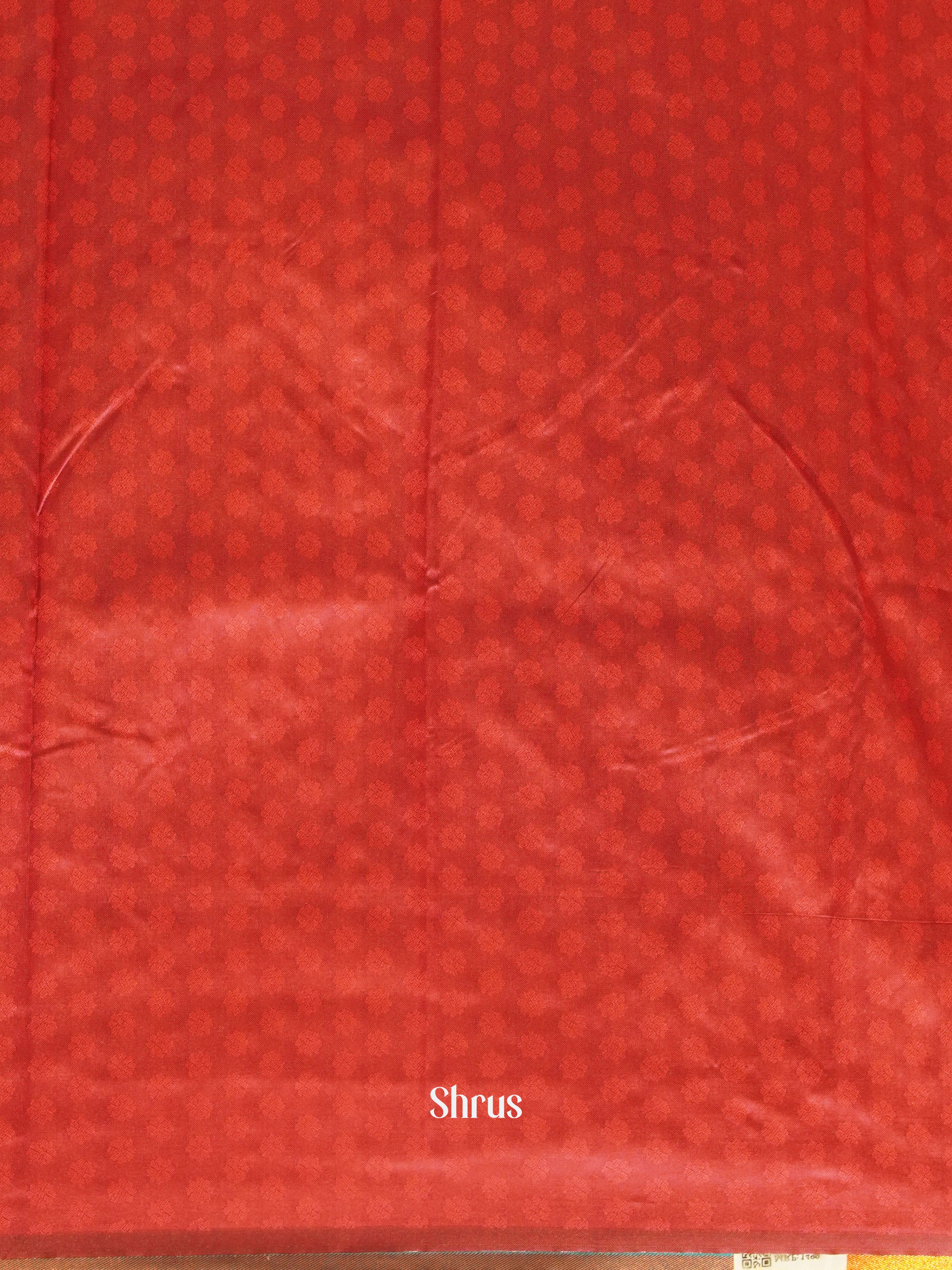 Peacock Neck And Pink- Semi kanchipuram Saree - Shop on ShrusEternity.com