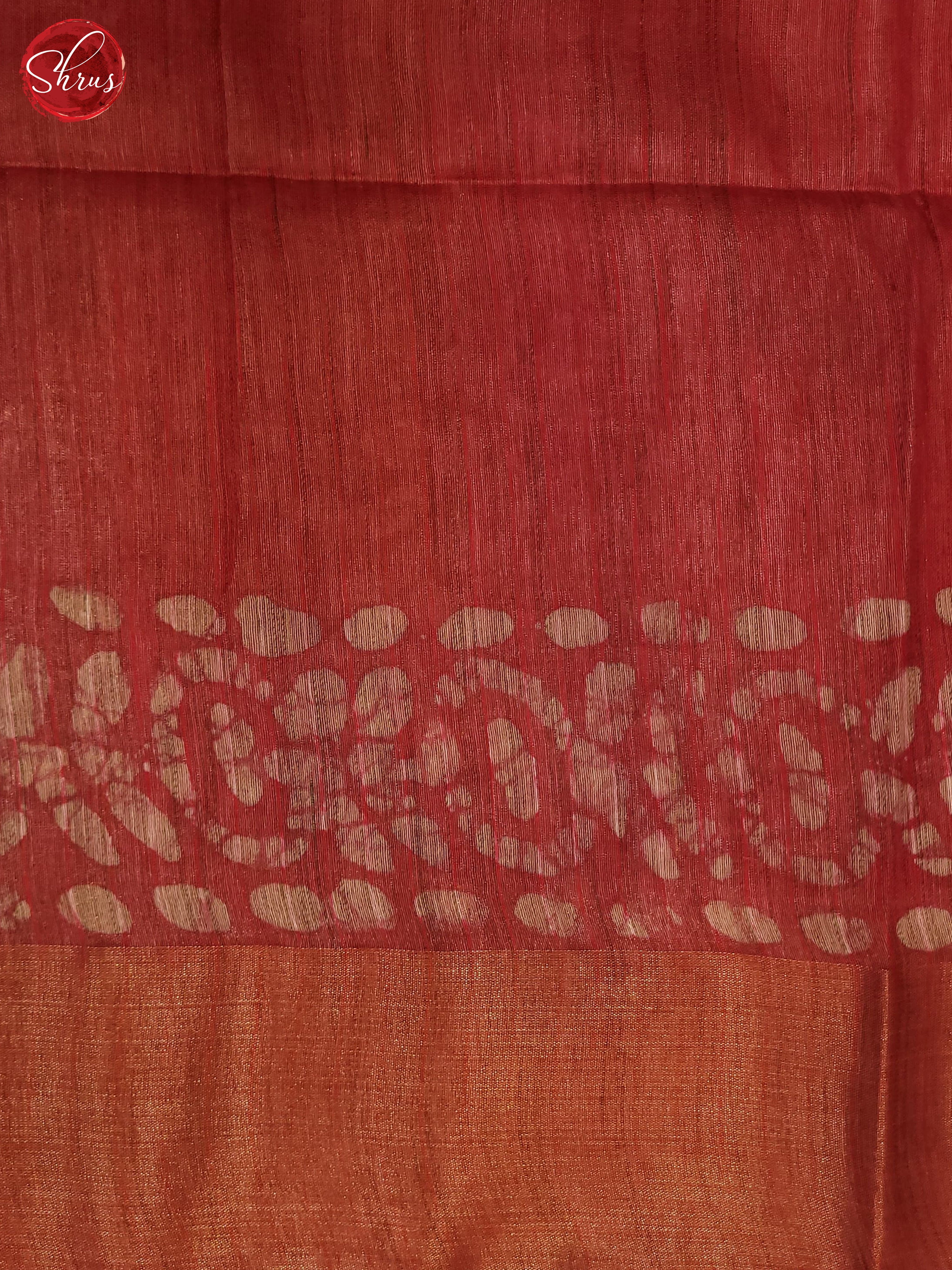 Navy Blue & Red - Bhatik Saree - Shop on ShrusEternity.com