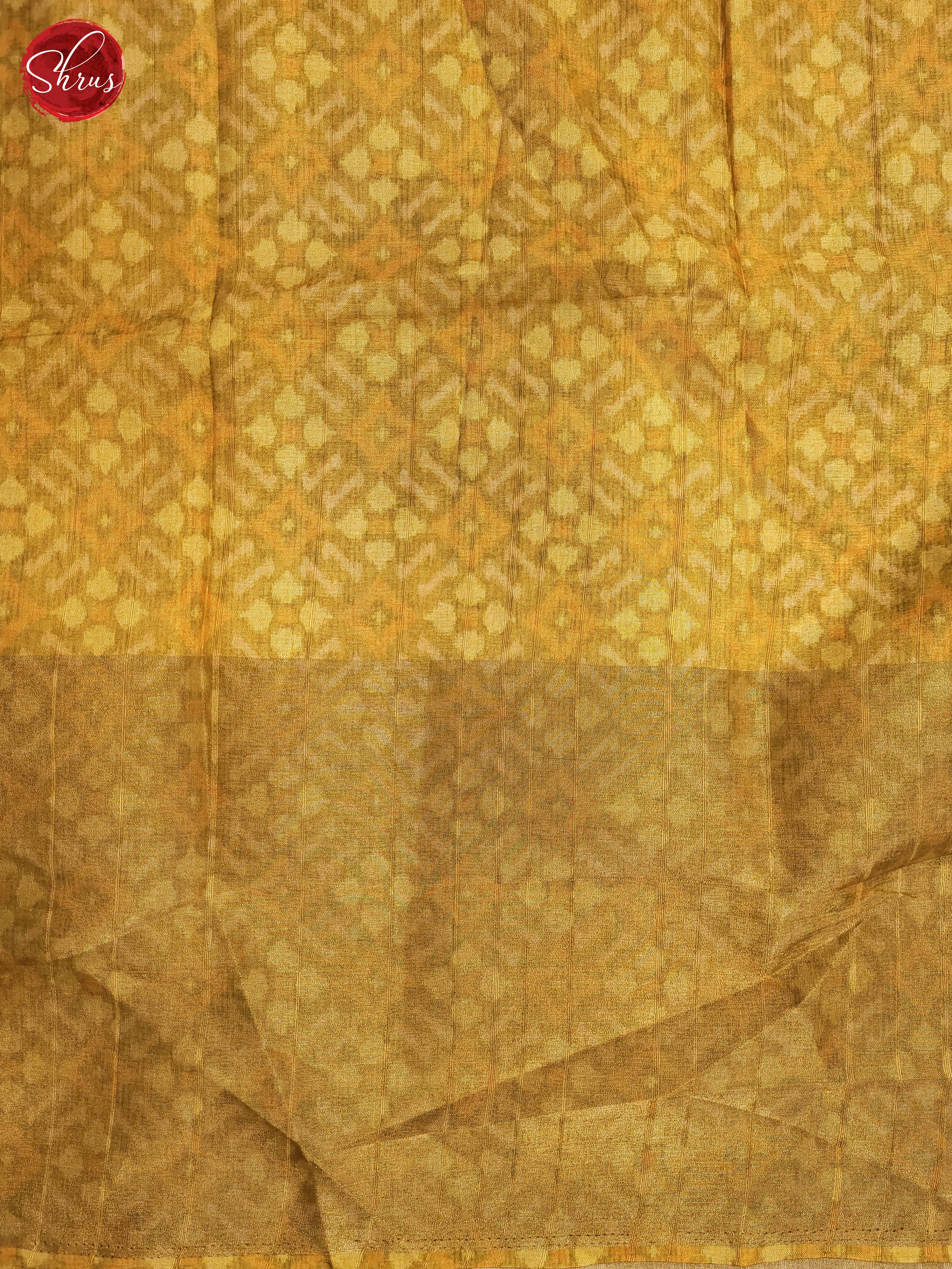 Blue & Orange- Semi Pochampally Saree - Shop on ShrusEternity.com