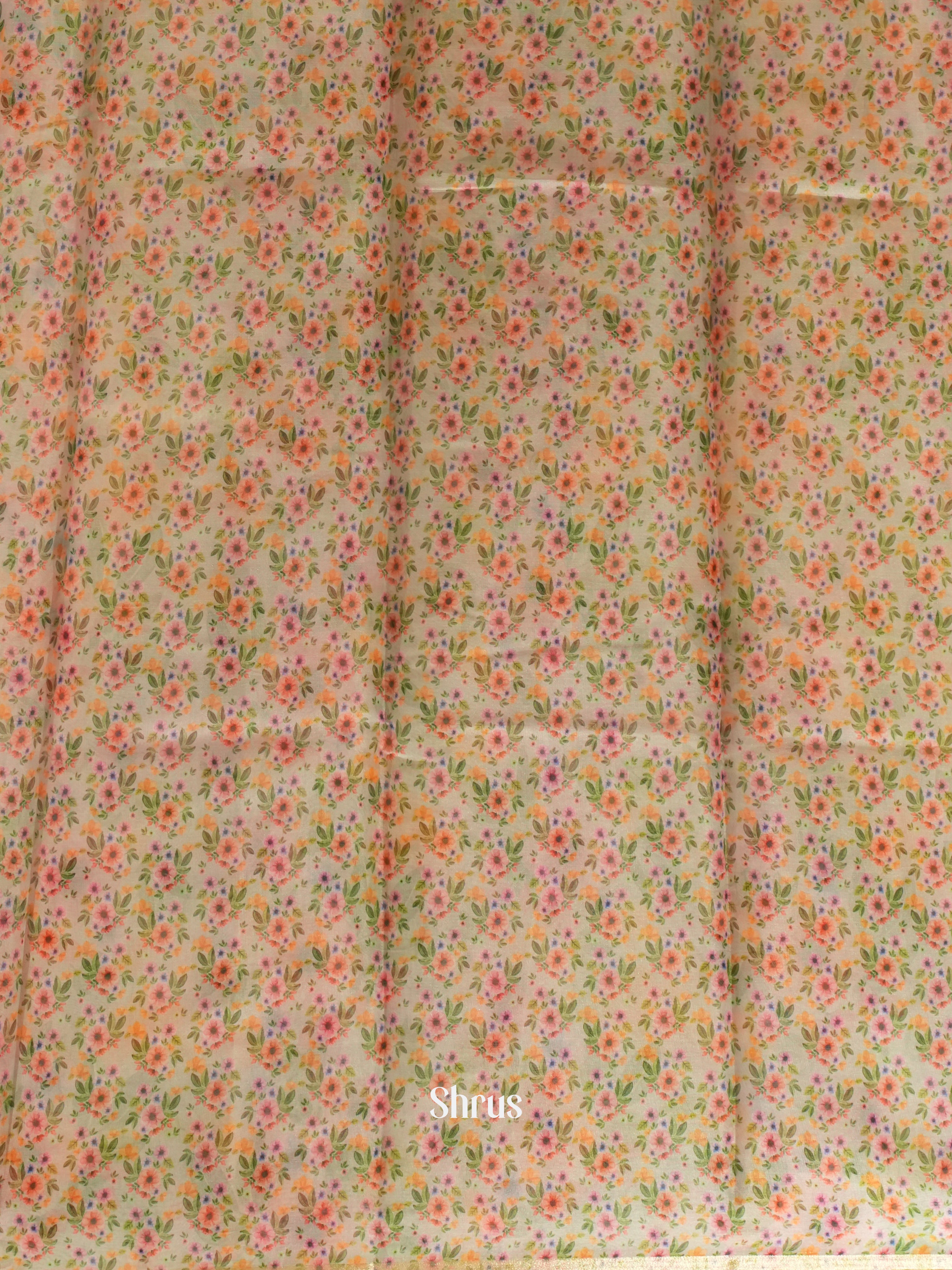 Grey(single tone)-Semi Organza Saree - Shop on ShrusEternity.com