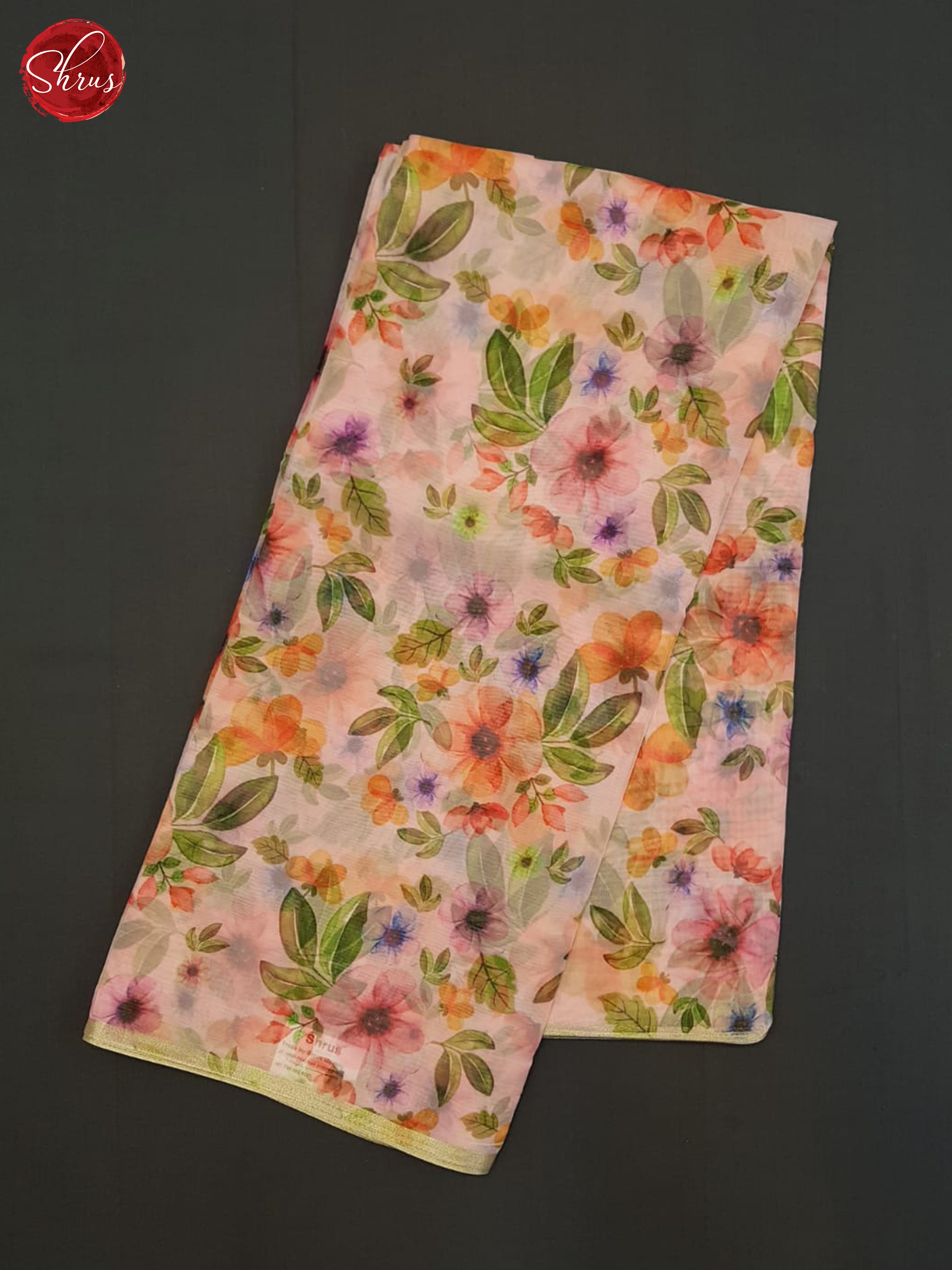 Pink(Single tone)-Semi Organza Saree - Shop on ShrusEternity.com